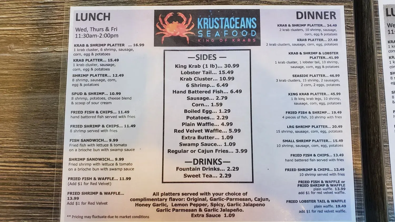 Menu 3