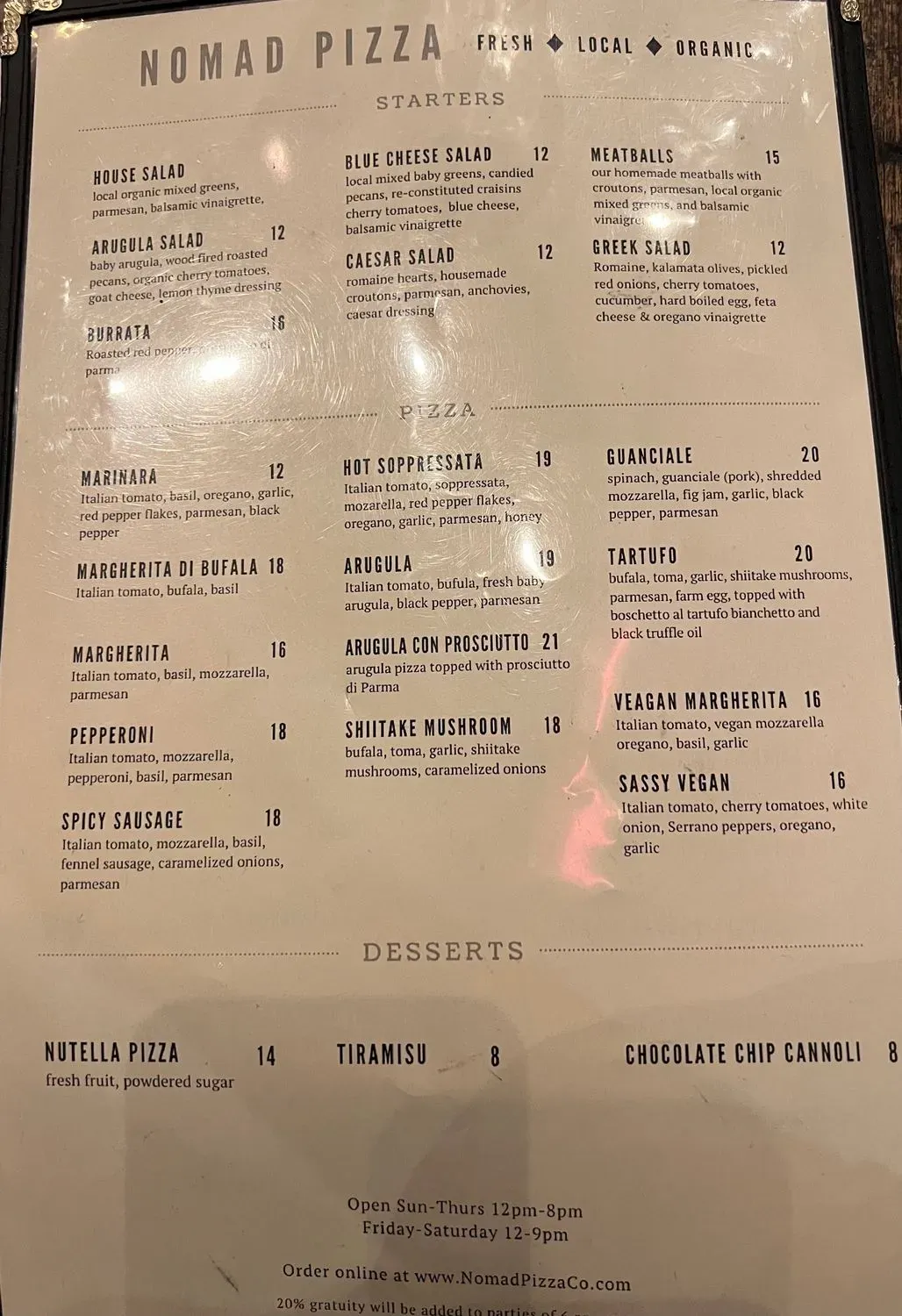 Menu 3