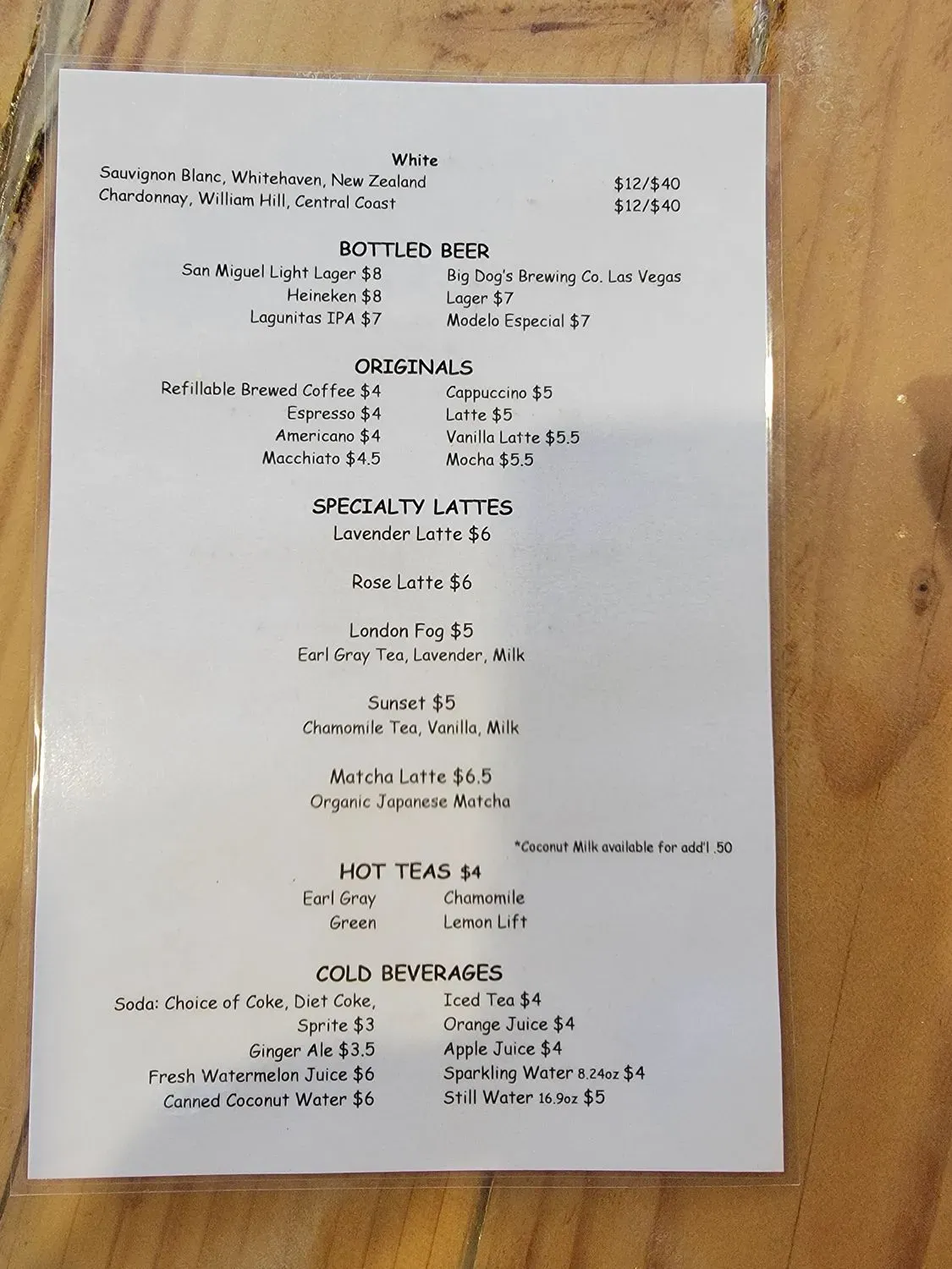 Menu 2