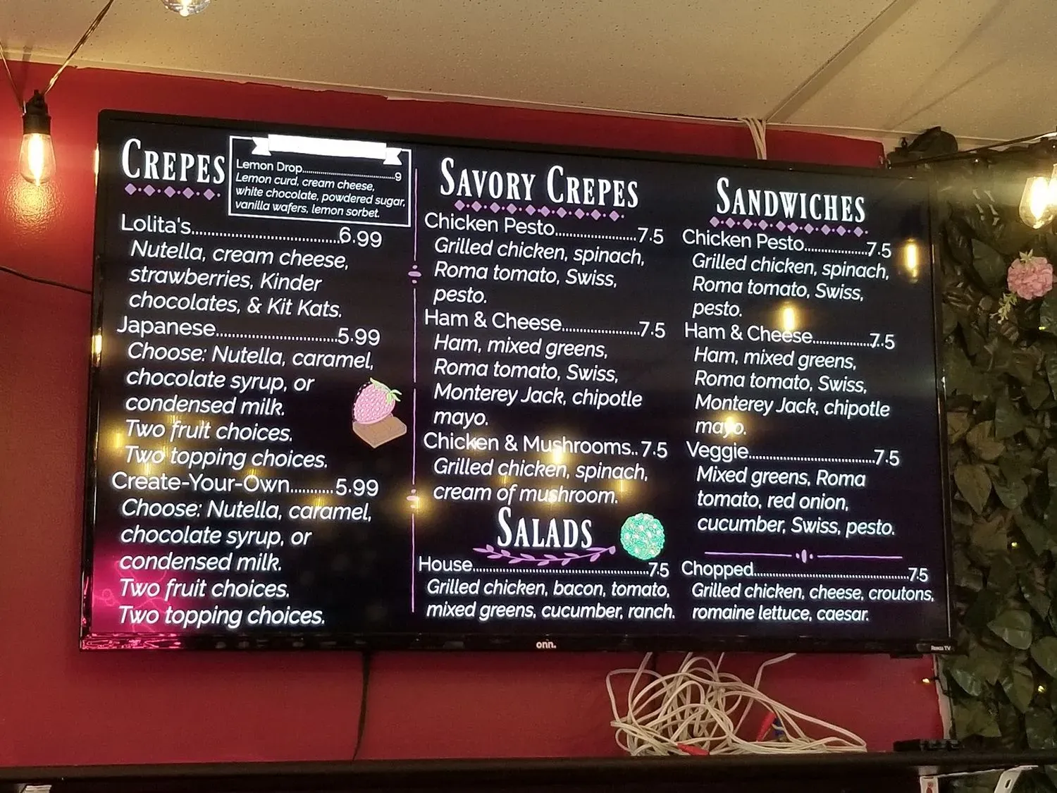 Menu 5