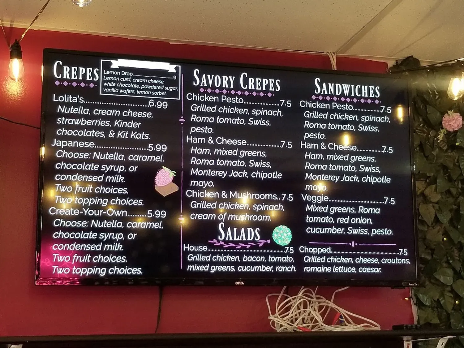 Menu 6