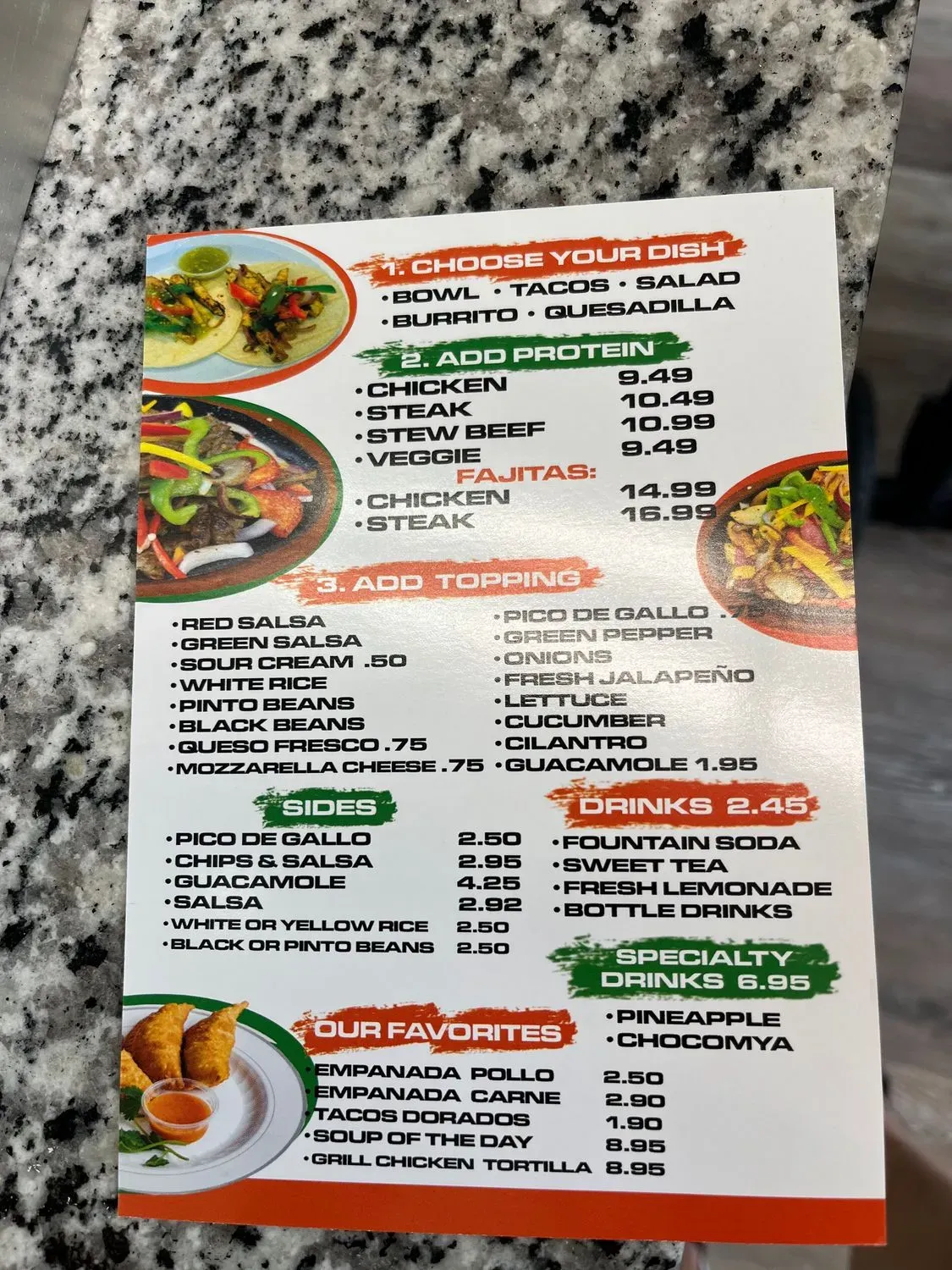 Menu 2