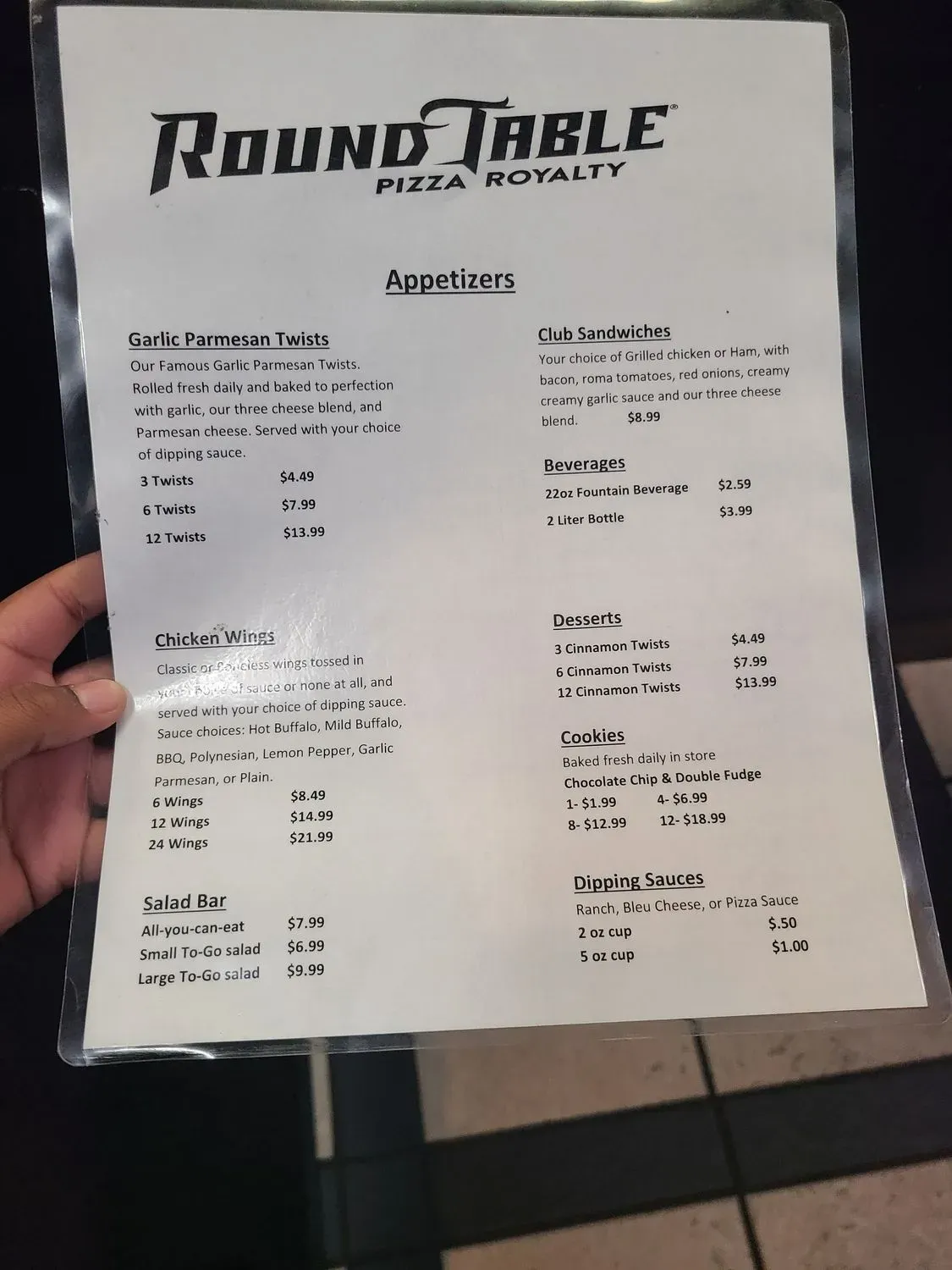 Menu 5