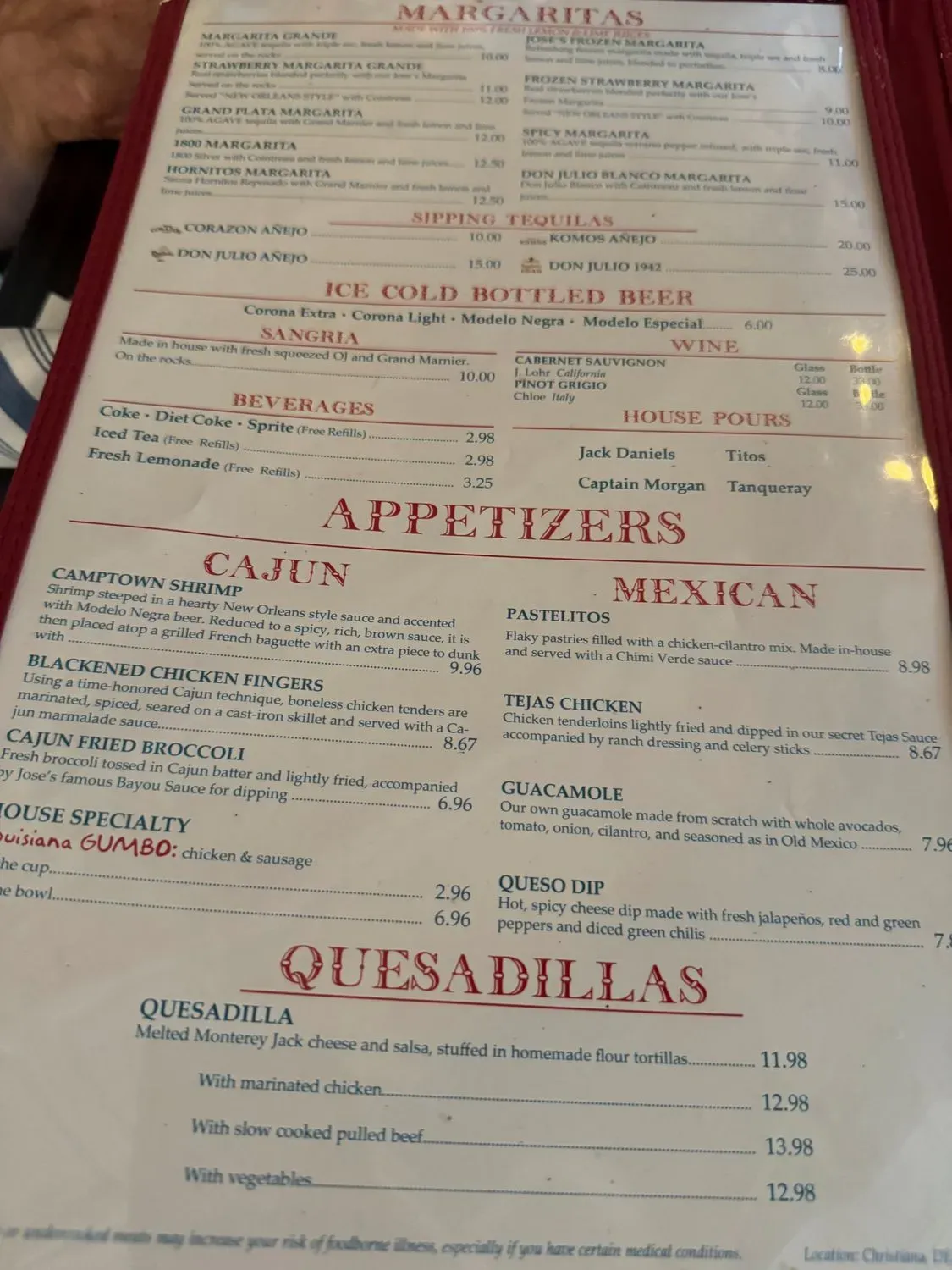 Menu 5