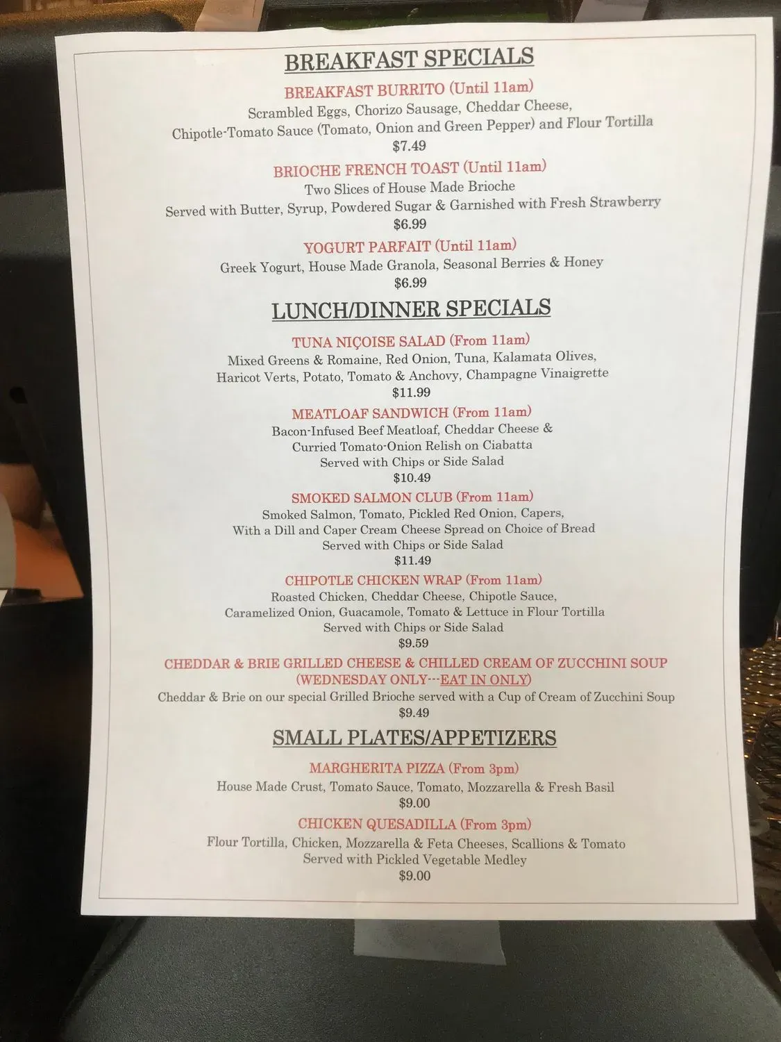 Menu 2