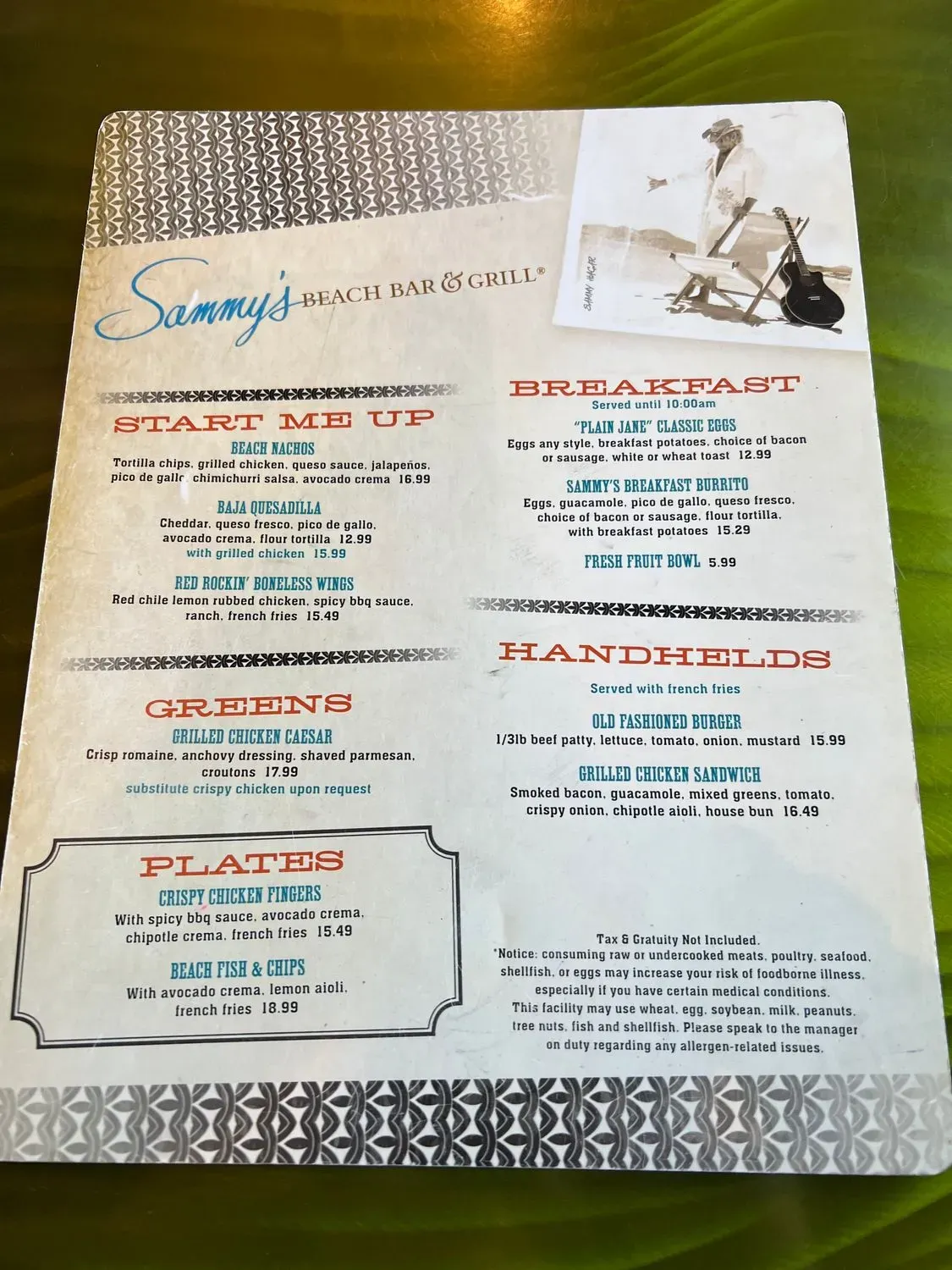 Menu 4