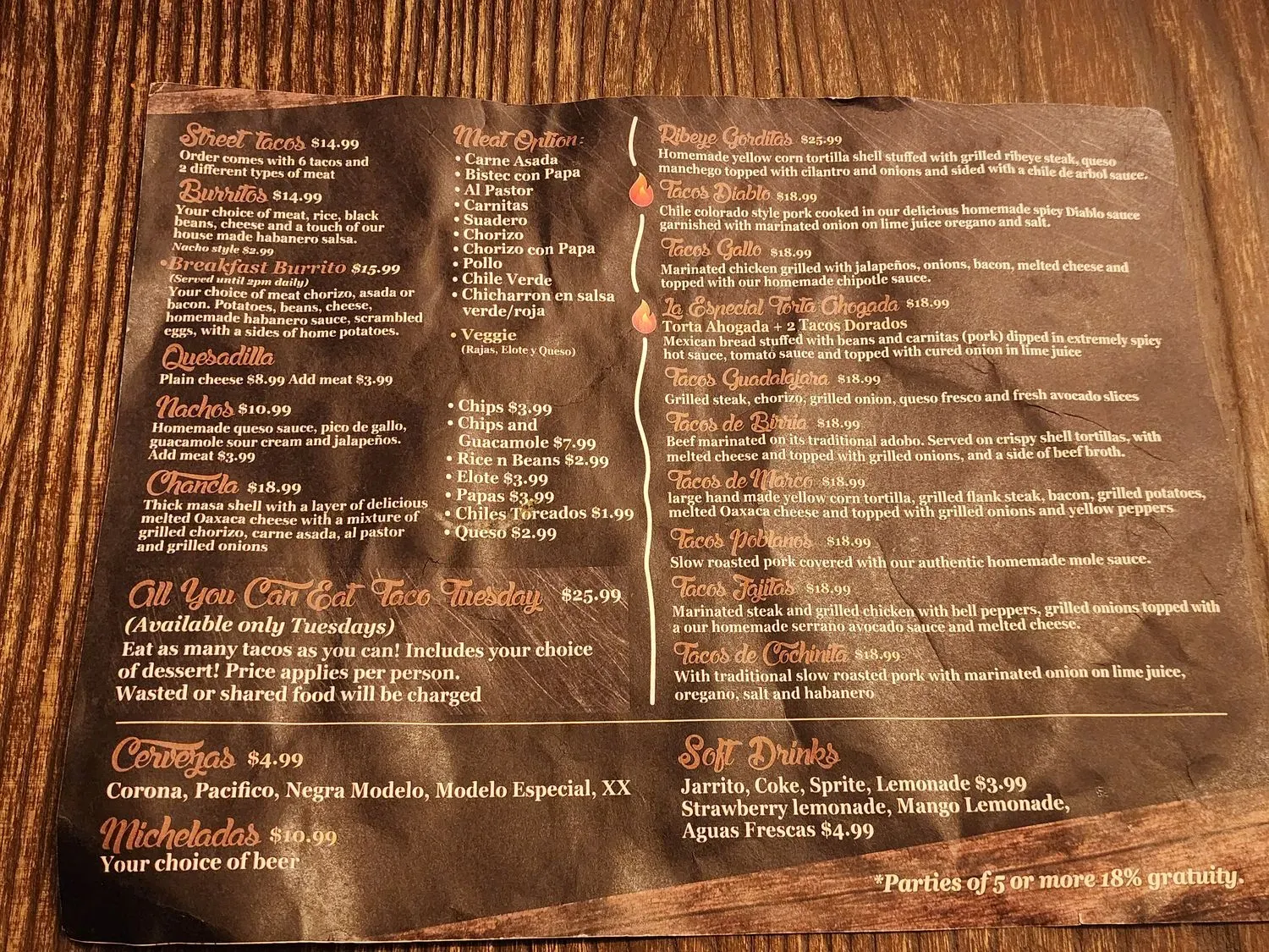 Menu 2