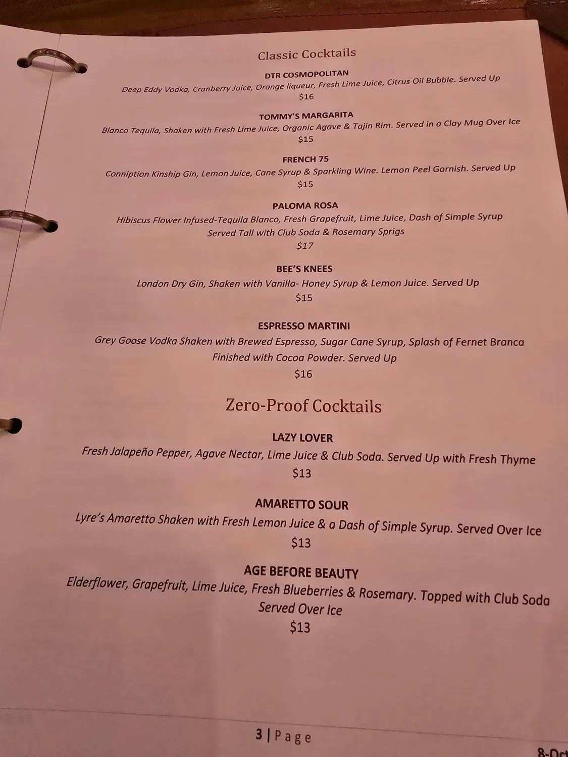 Menu 3