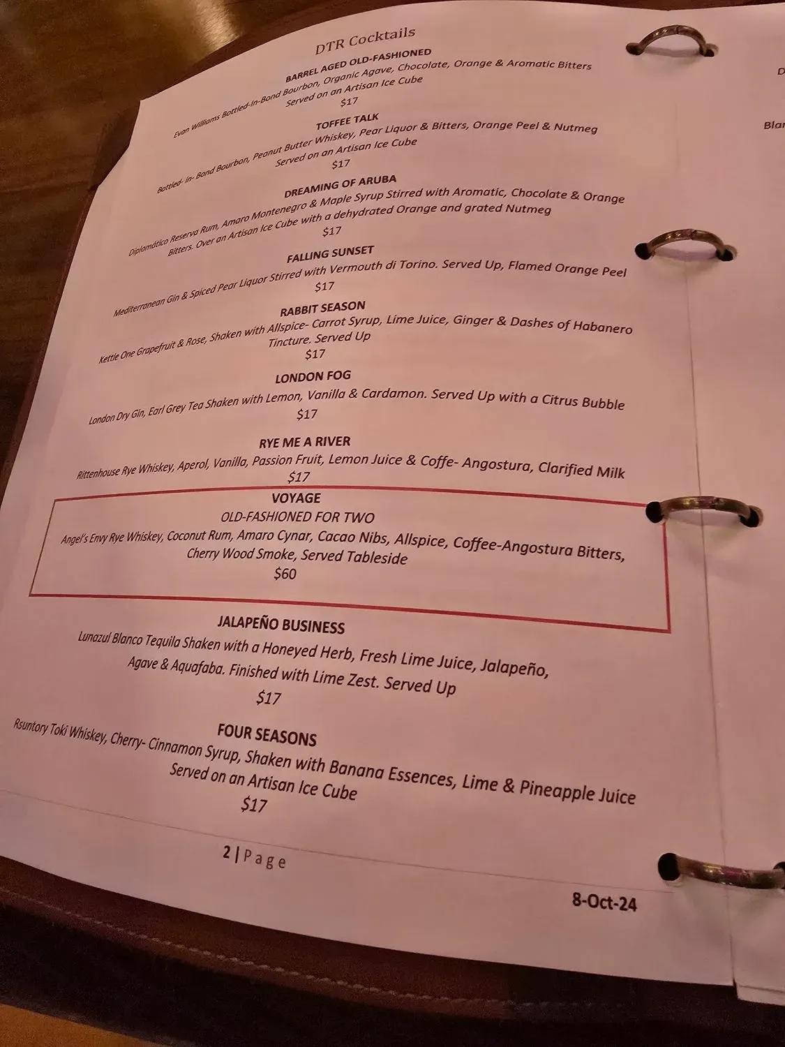 Menu 2