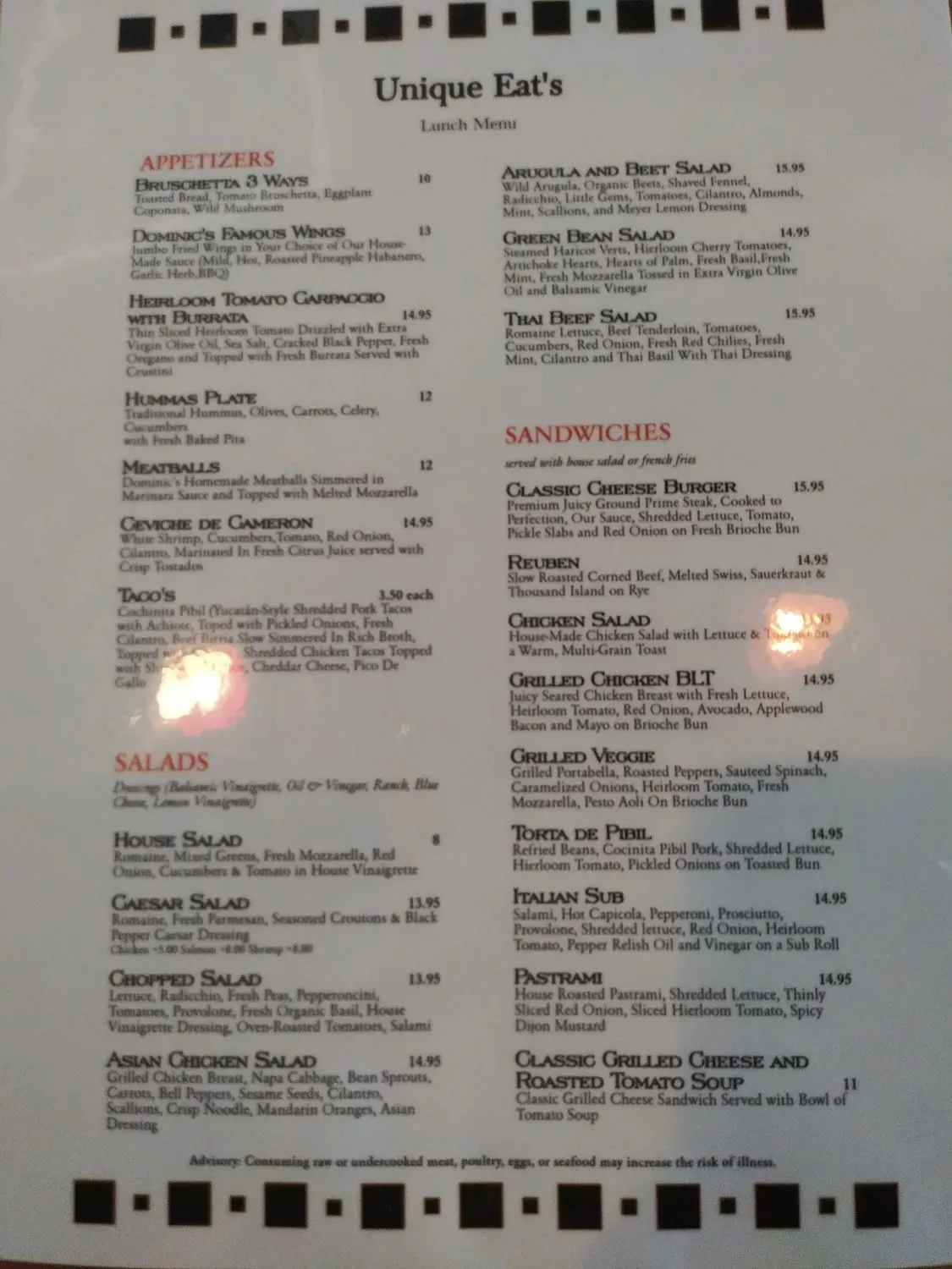 Menu 3