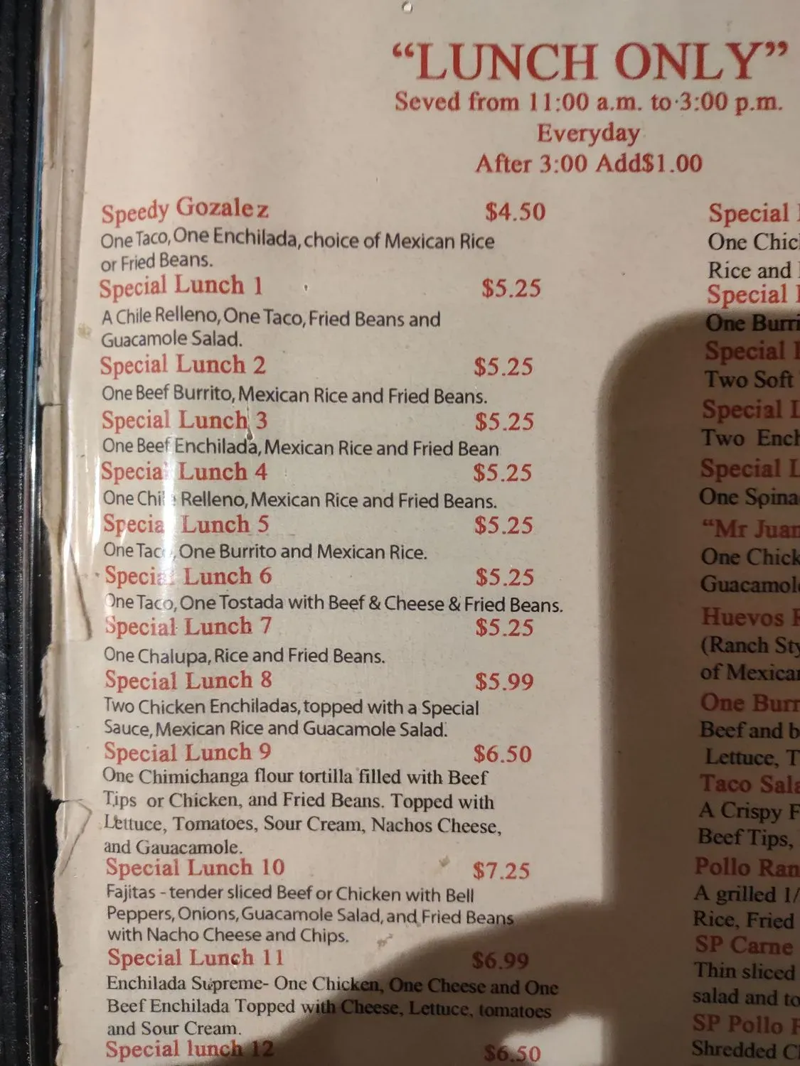 Menu 2