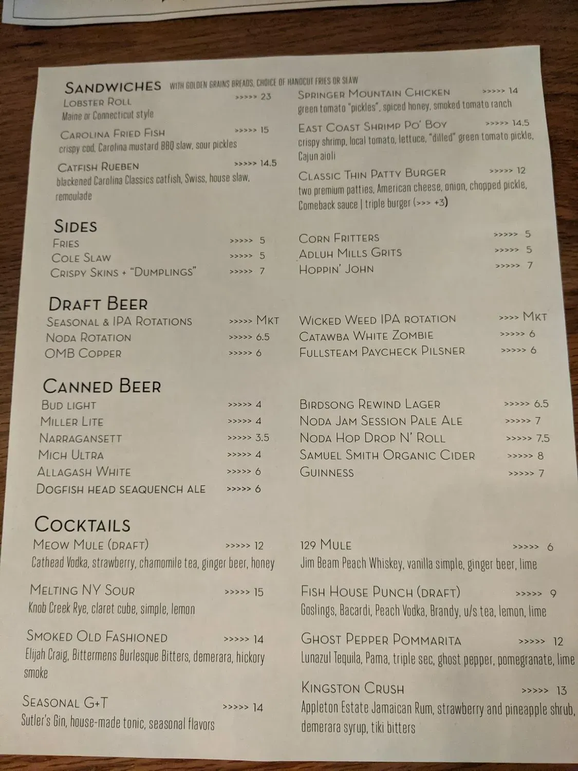 Menu 4