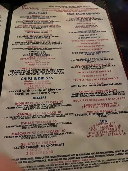 Menu 5