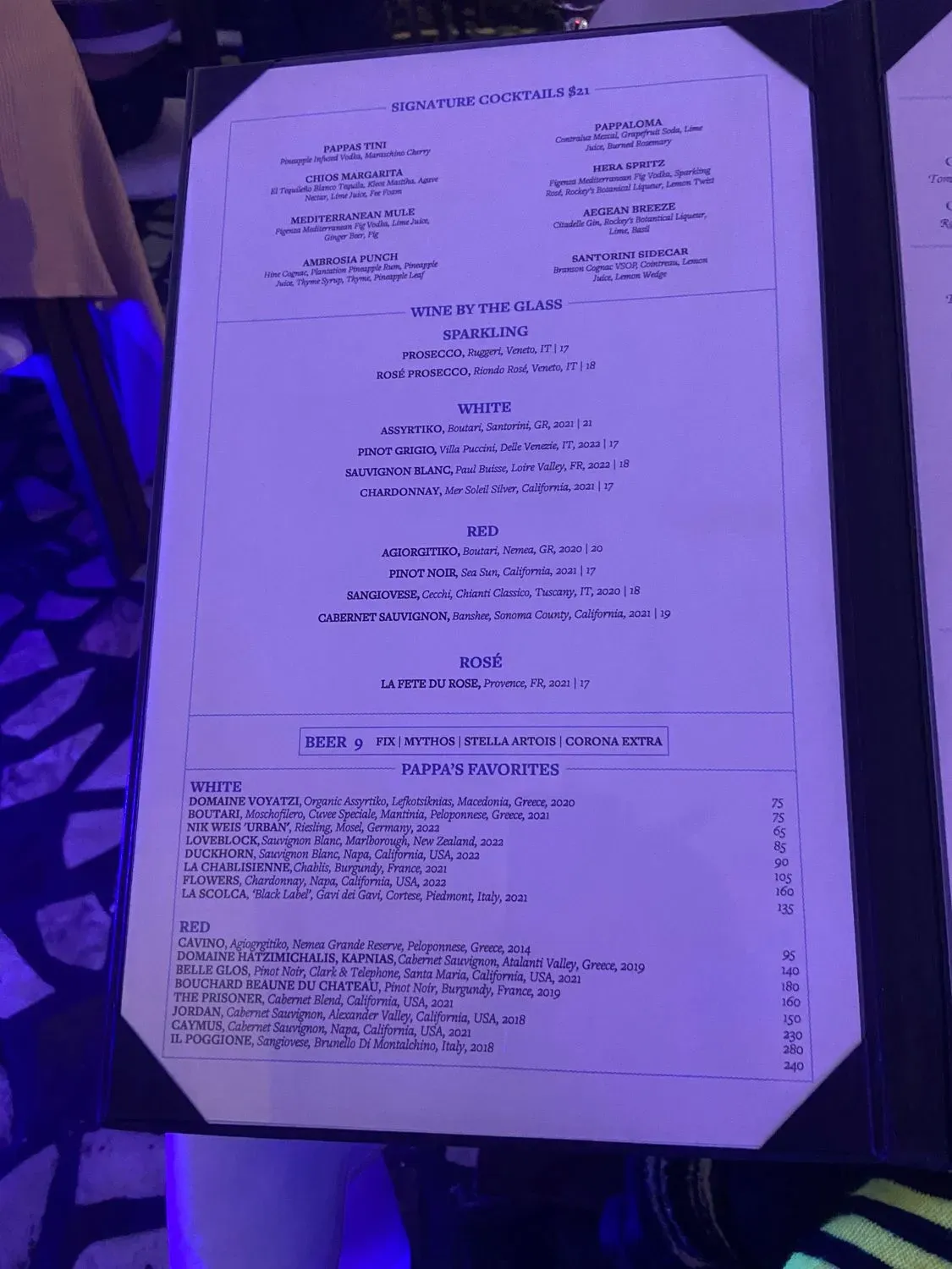 Menu 6