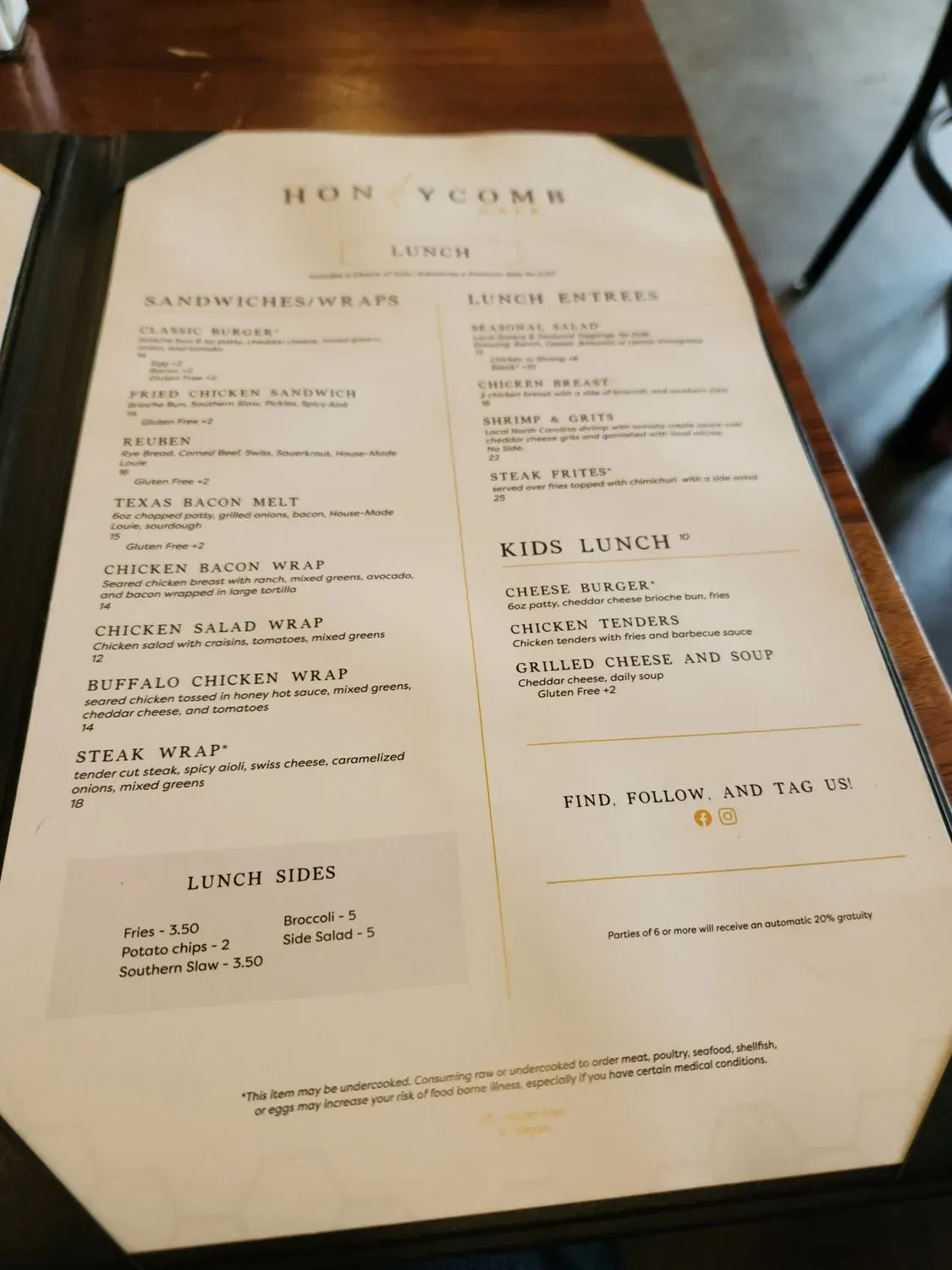 Menu 4