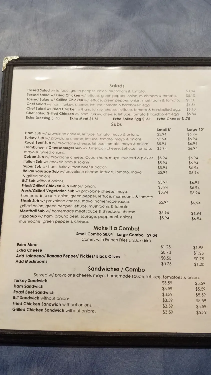 Menu 3