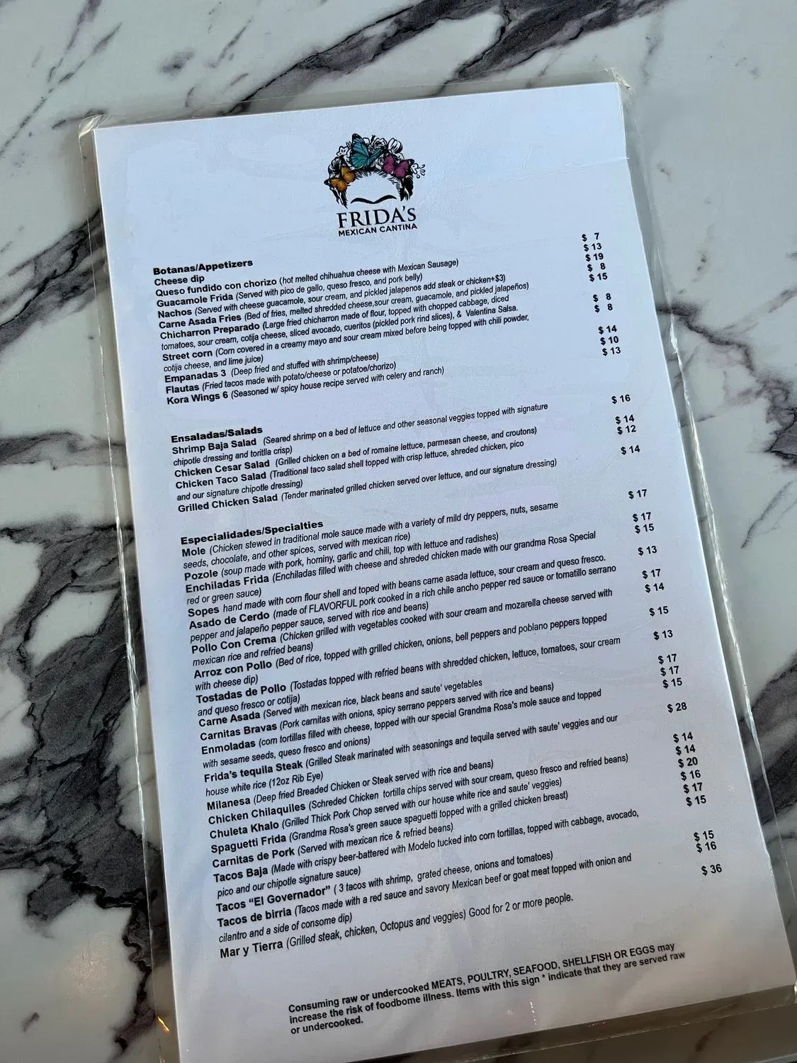 Menu 6