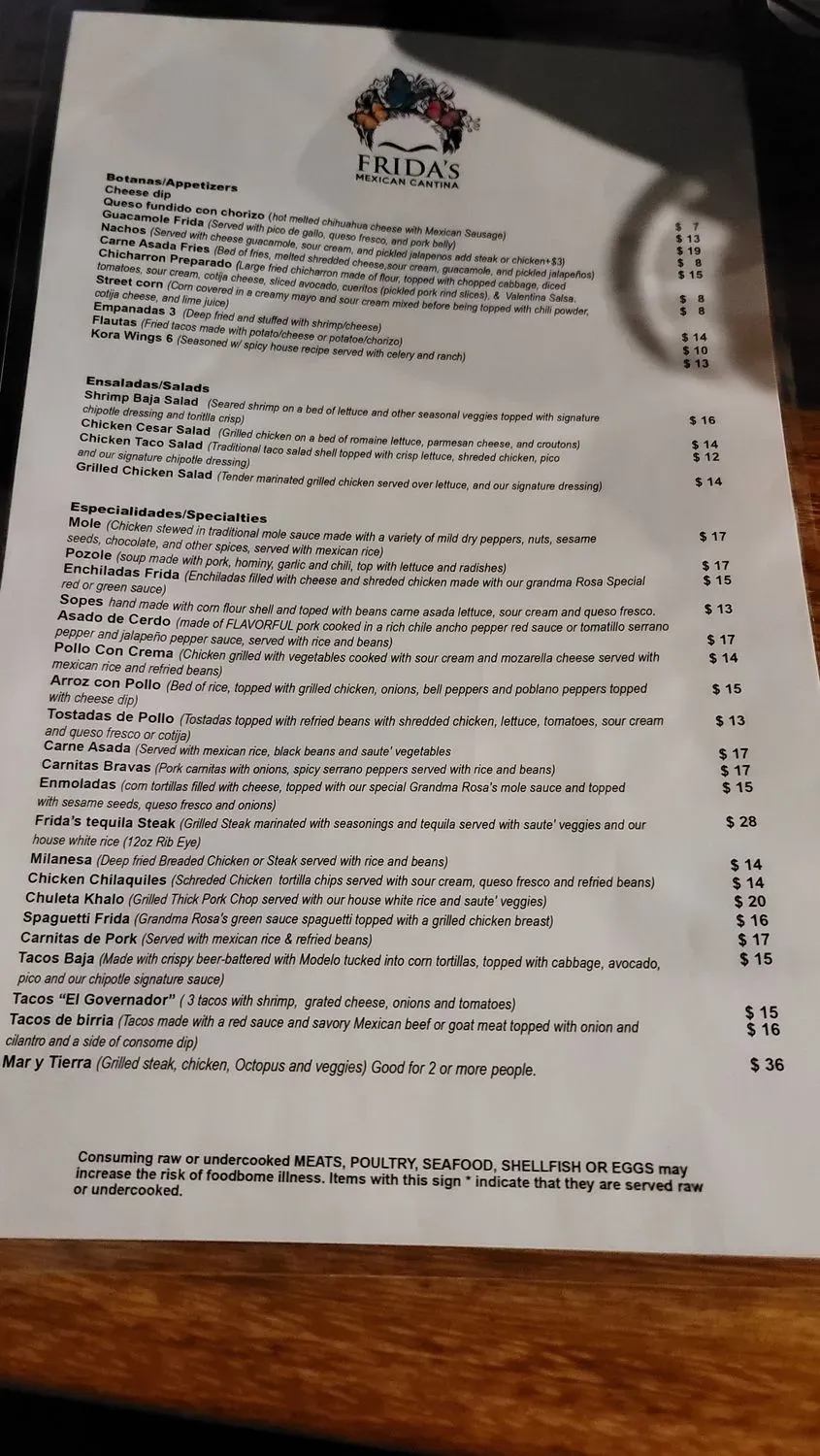 Menu 4