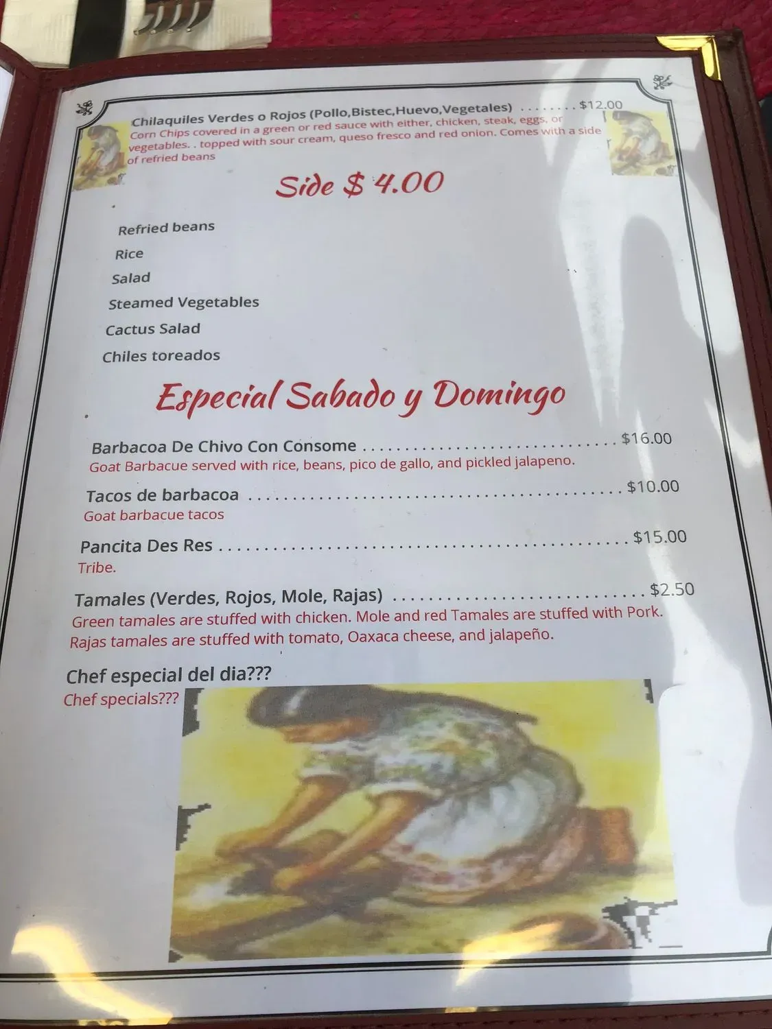 Menu 5