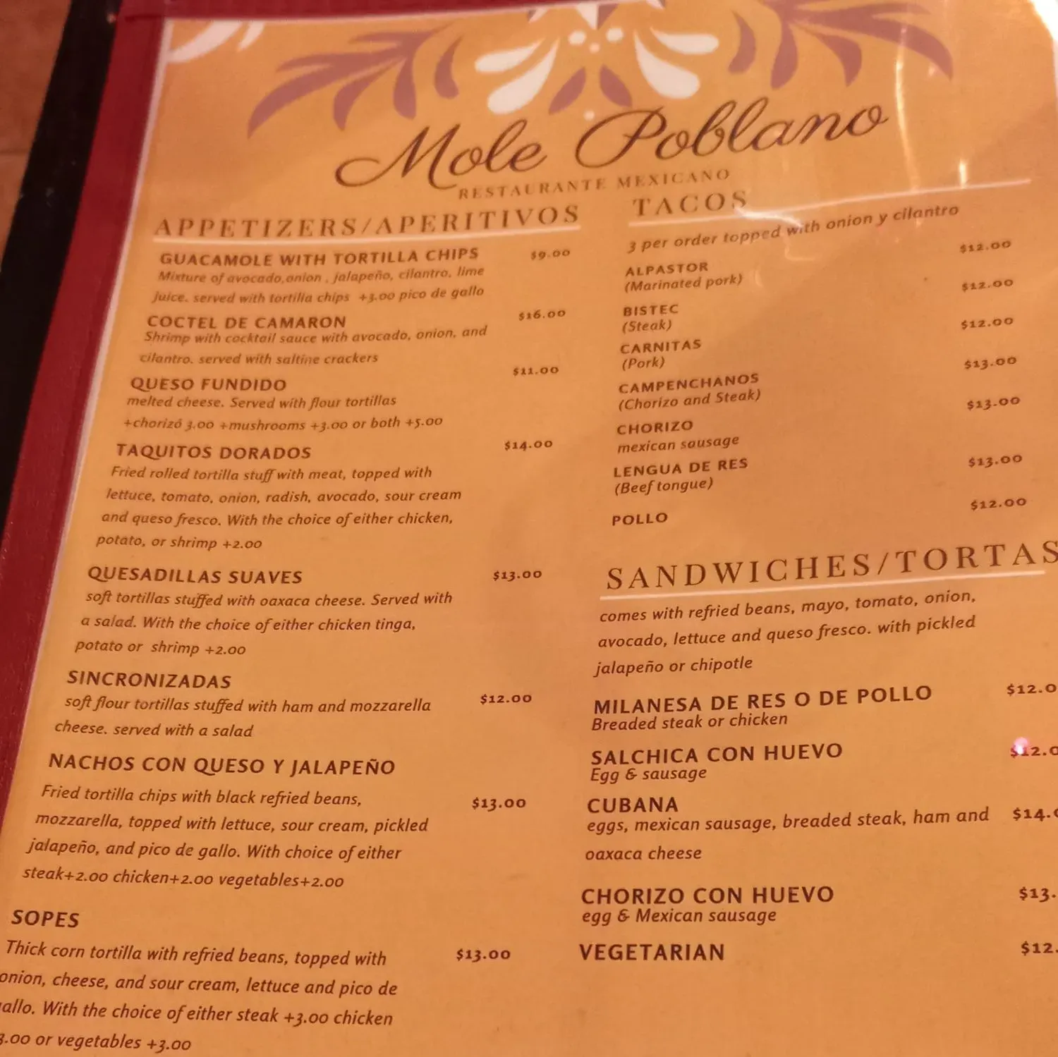 Menu 4