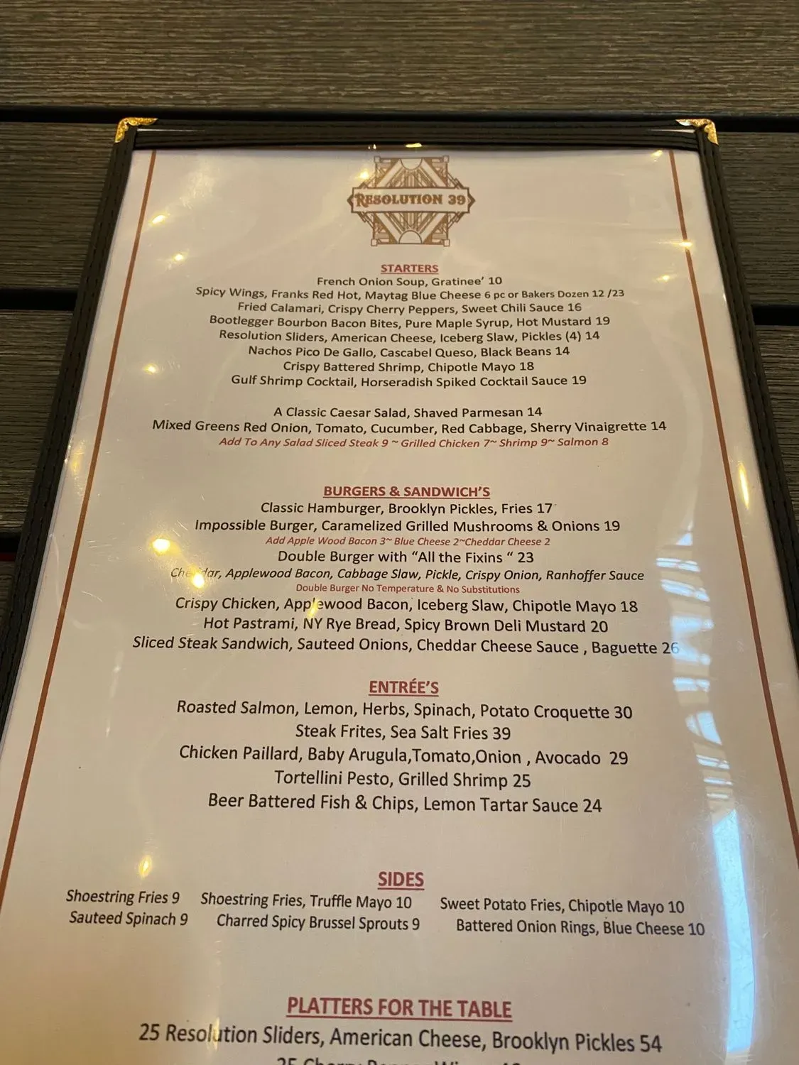 Menu 4