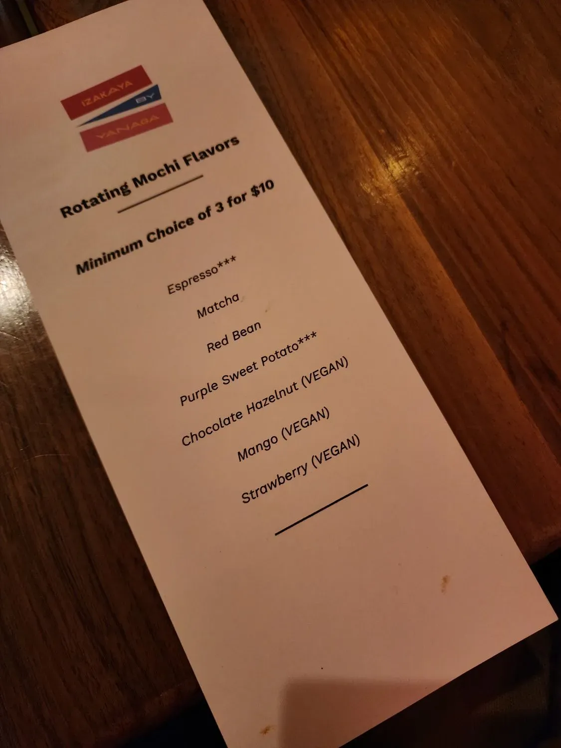 Menu 5