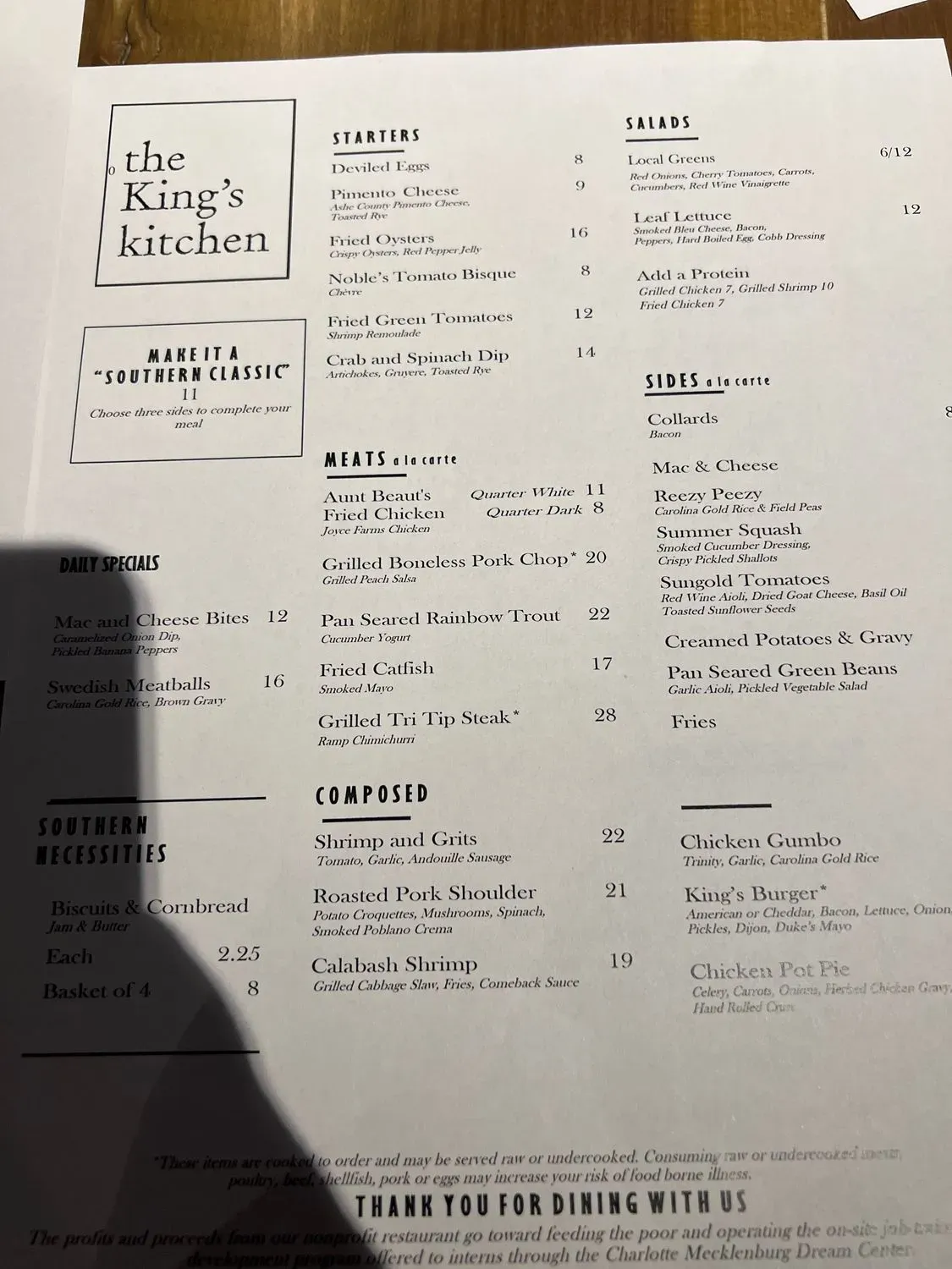 Menu 6