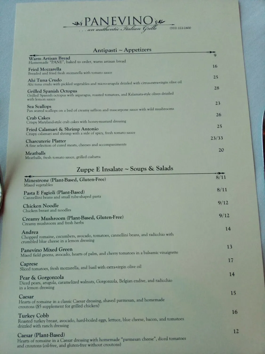 Menu 4