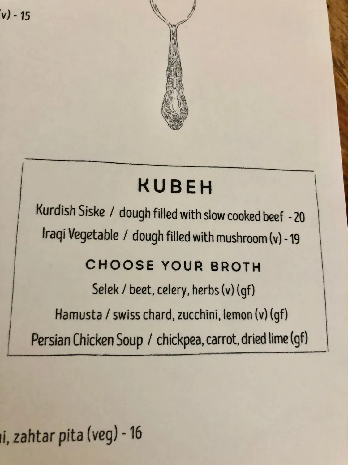 Menu 6