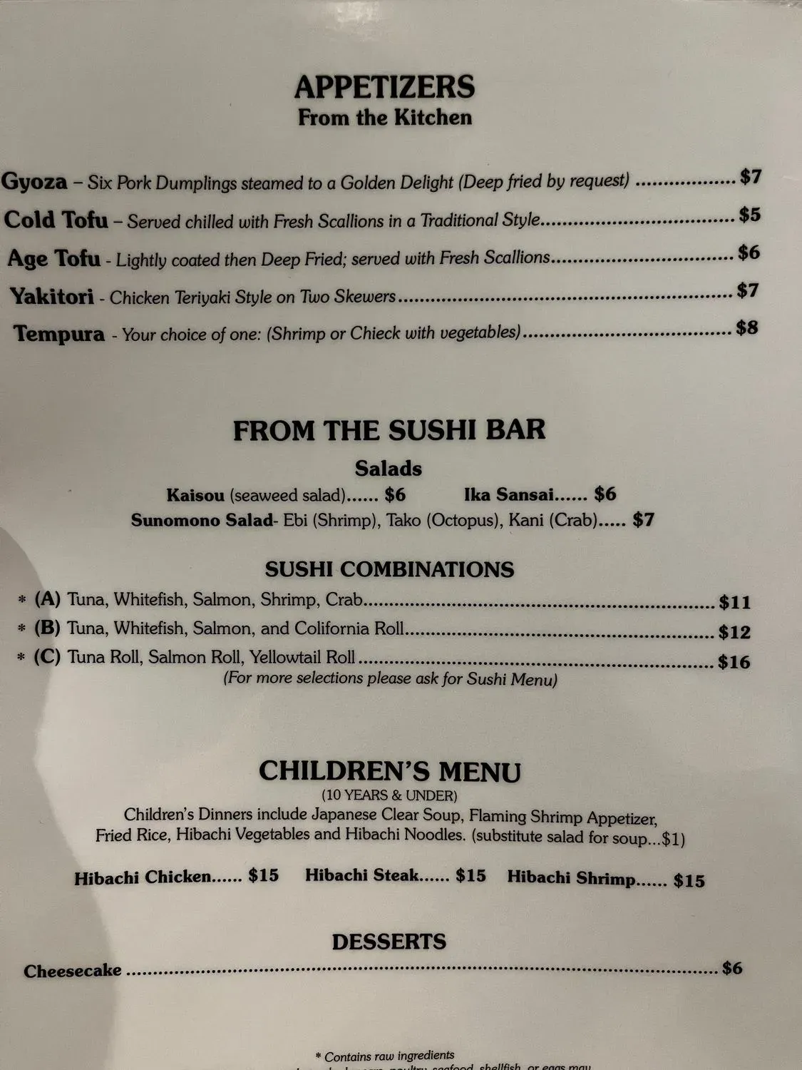 Menu 4