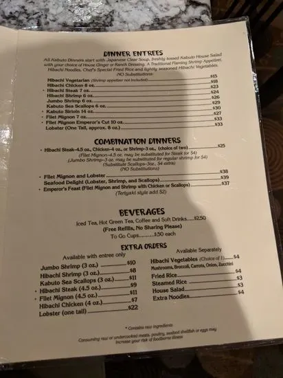 Menu 6