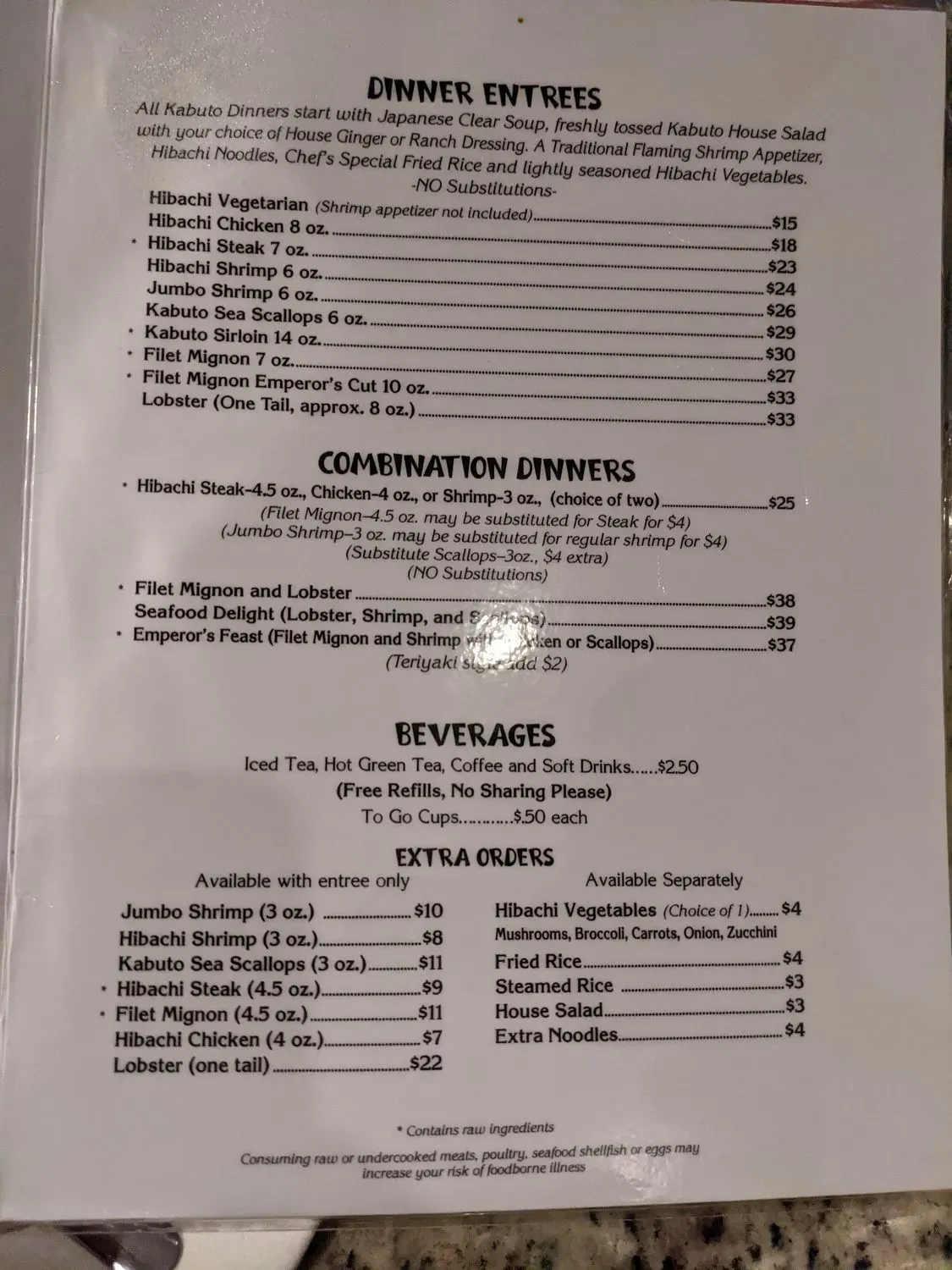 Menu 2