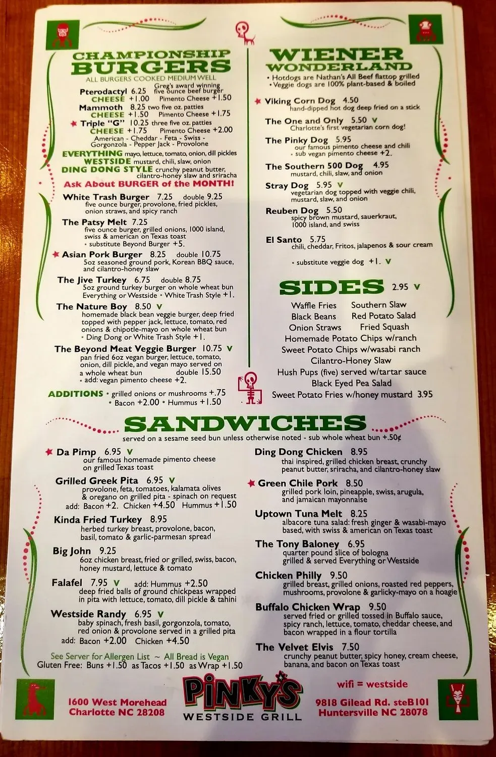 Menu 4