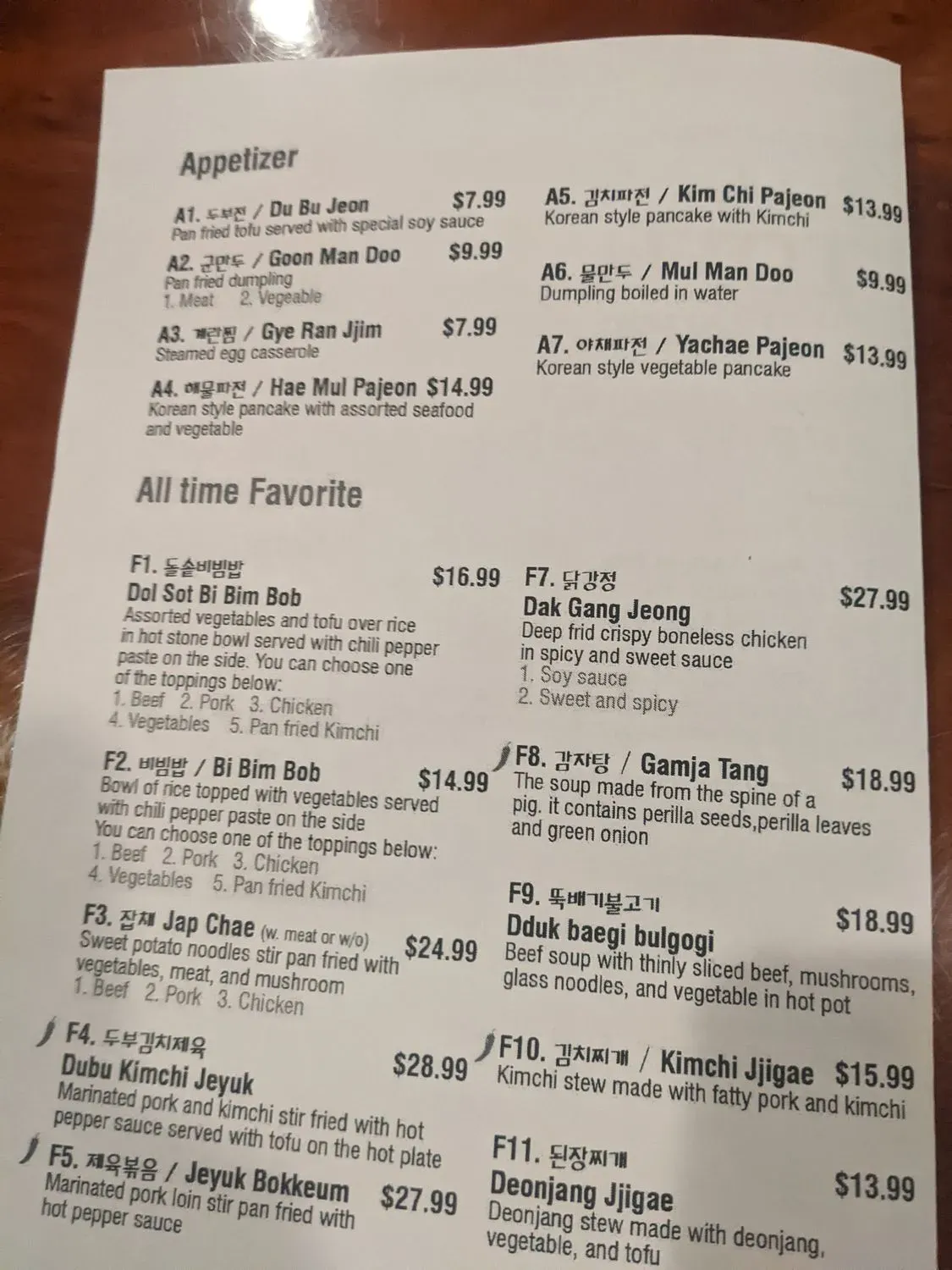 Menu 4