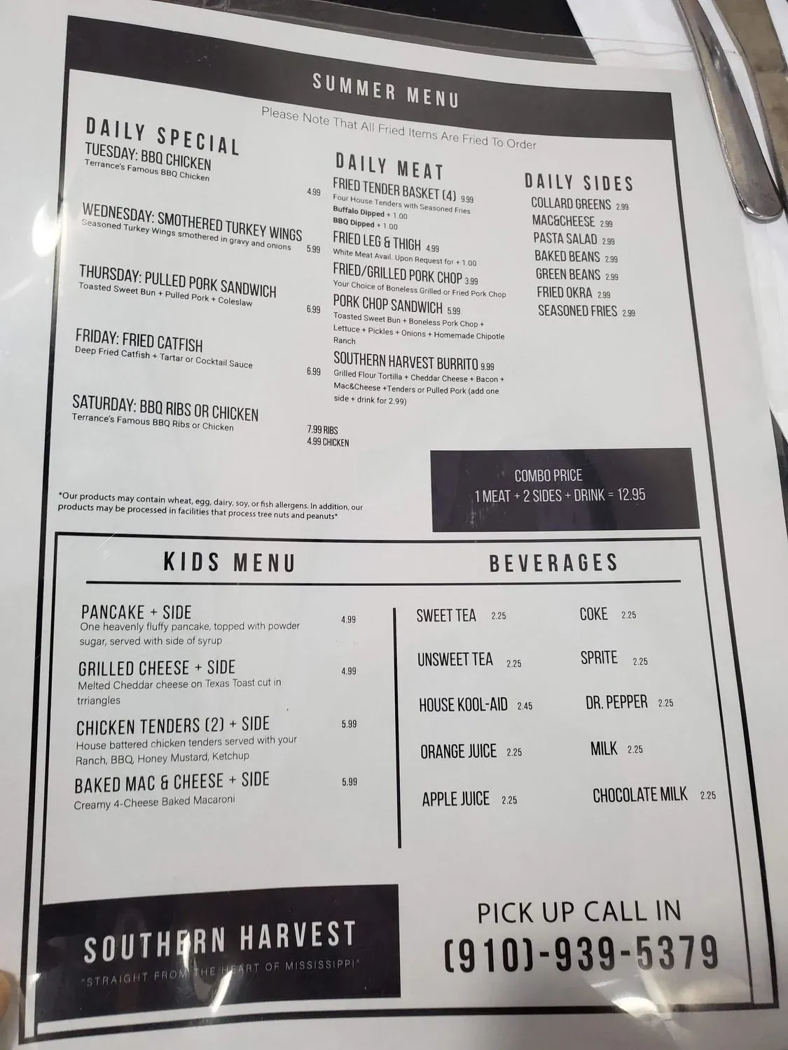 Menu 5