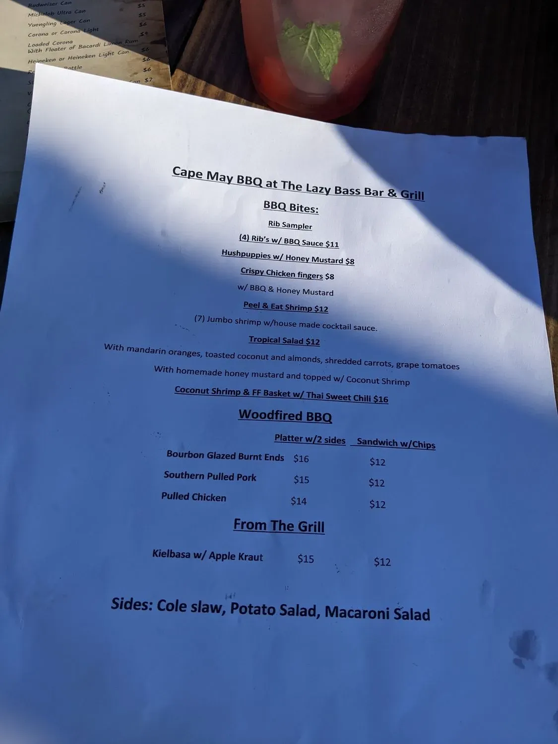 Menu 4