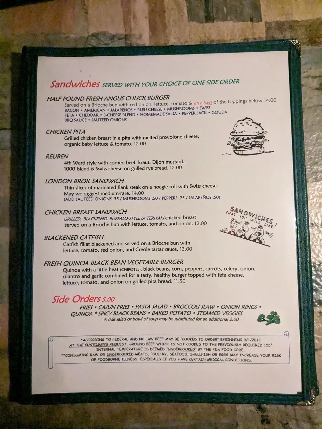 Menu 4