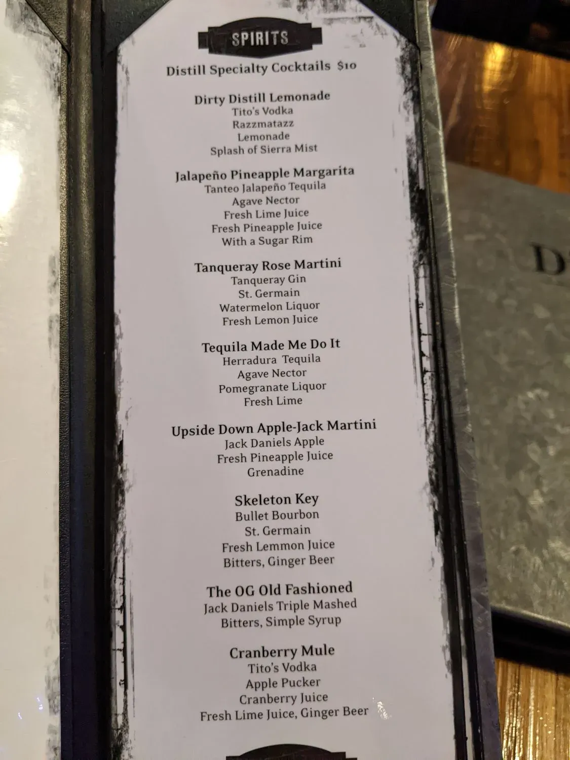 Menu 5