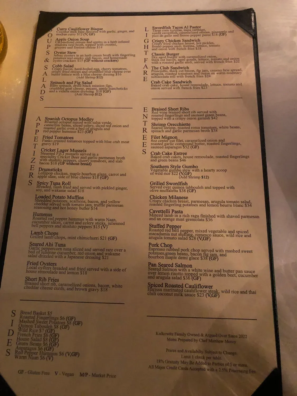 Menu 4