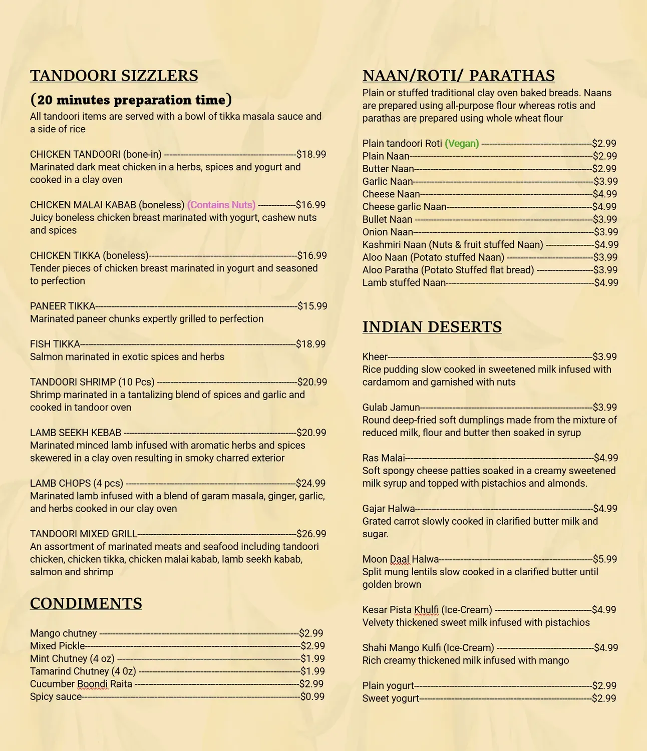 Menu 3