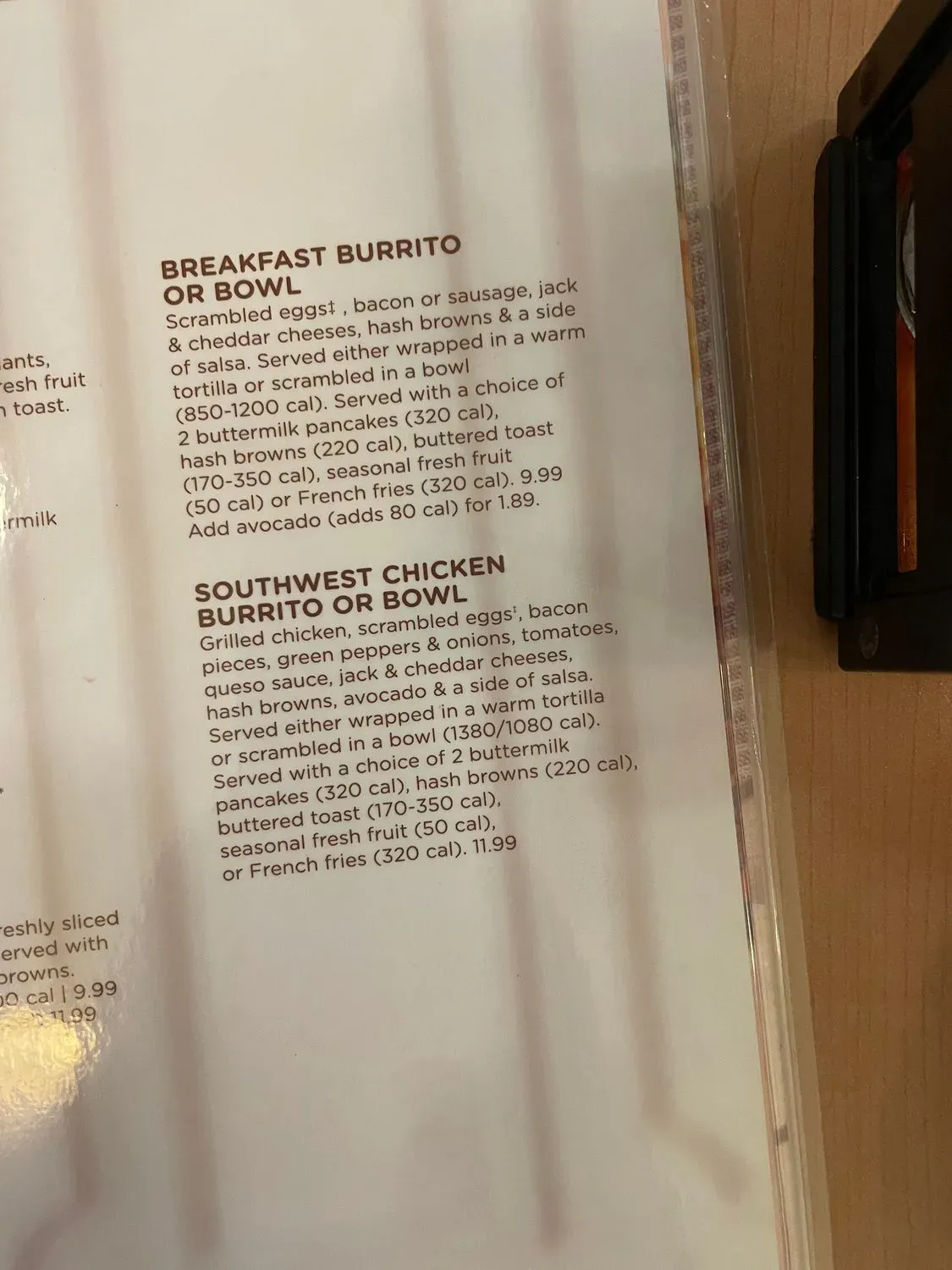 Menu 4