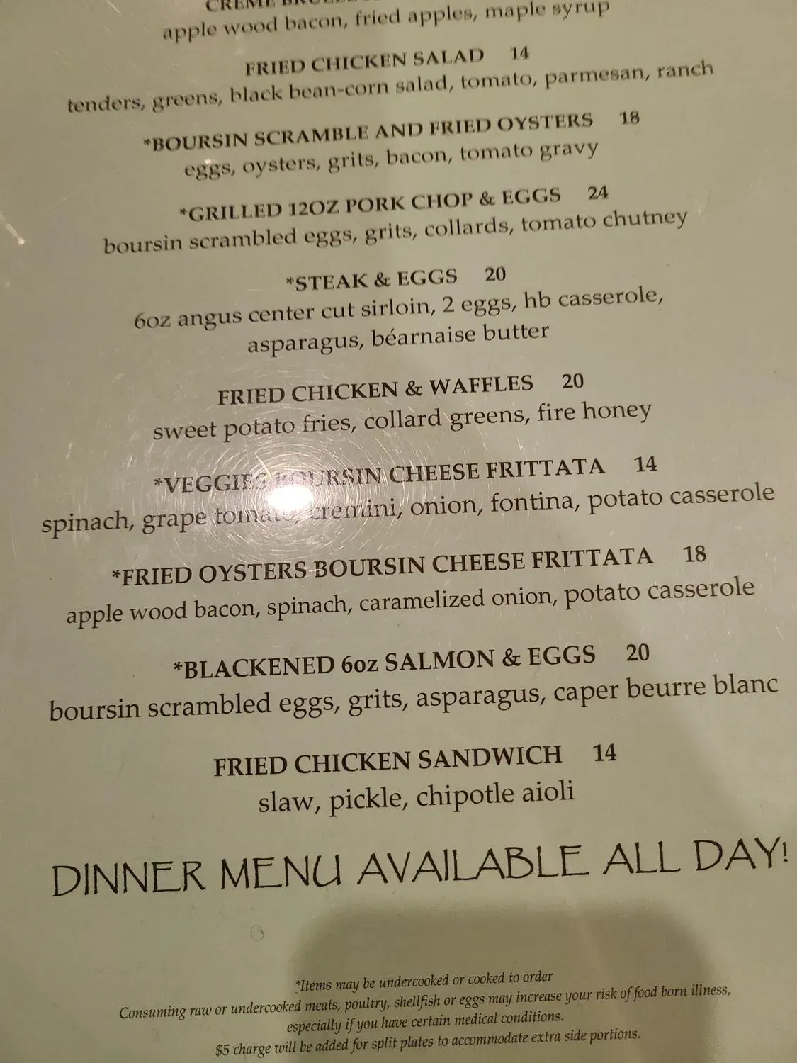 Menu 5