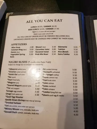 Menu 4