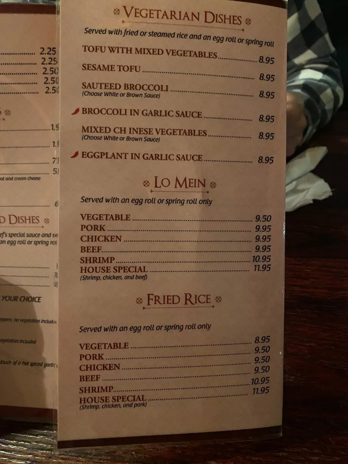 Menu 5