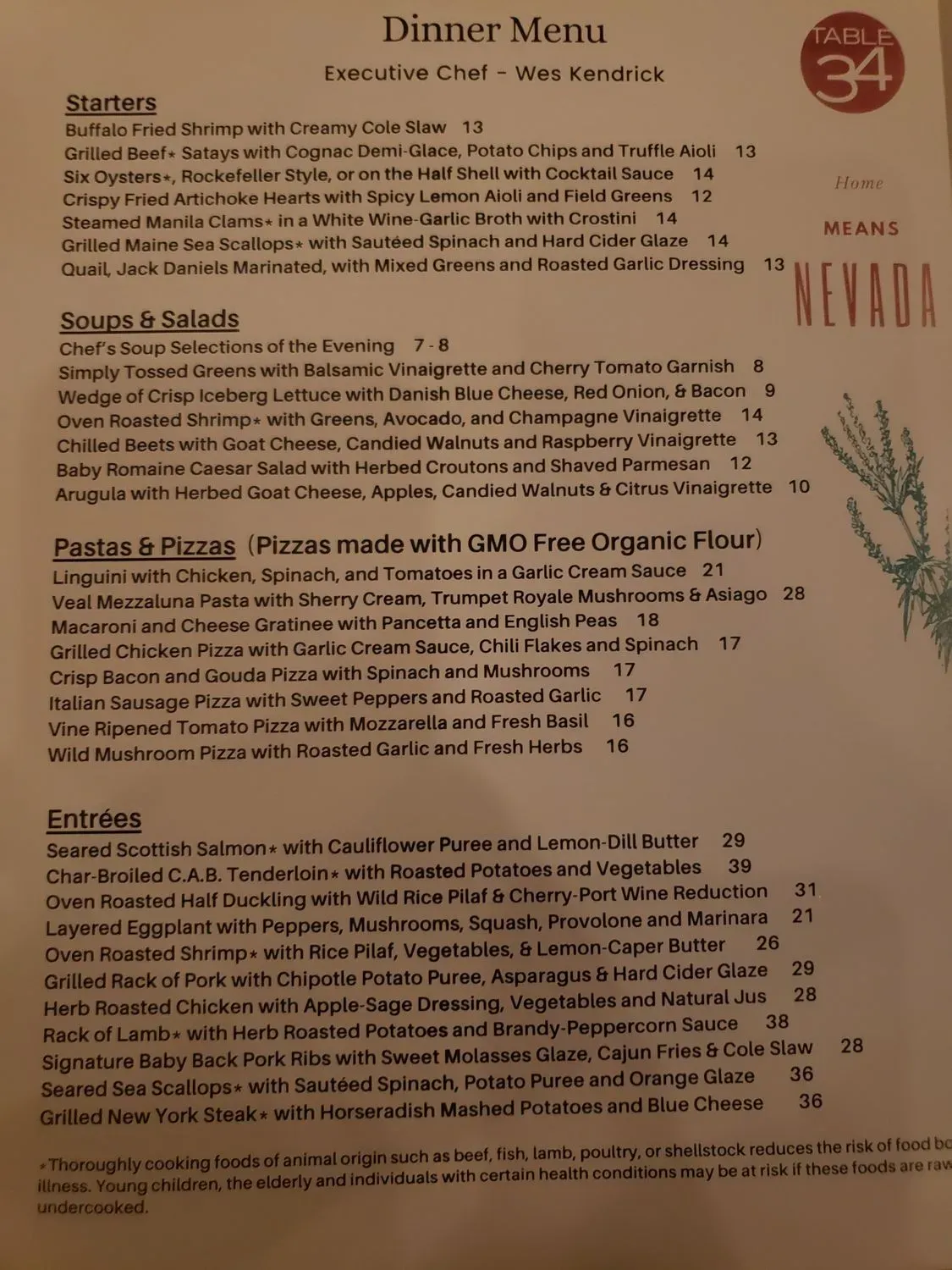 Menu 6