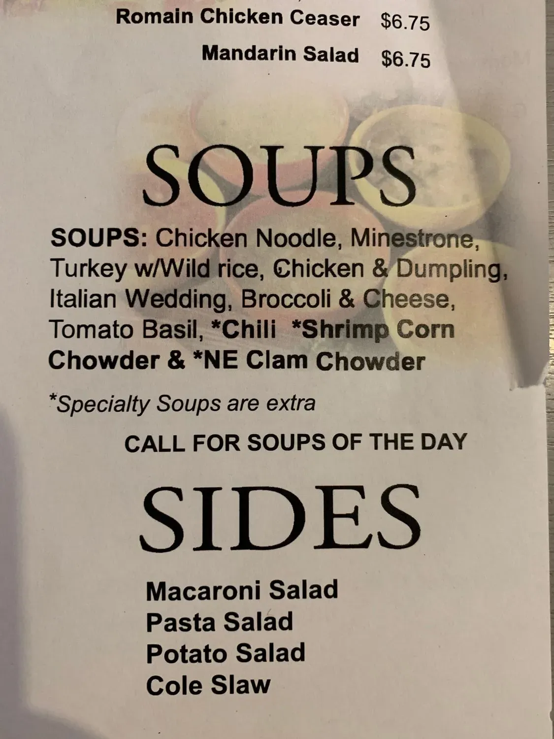 Menu 2