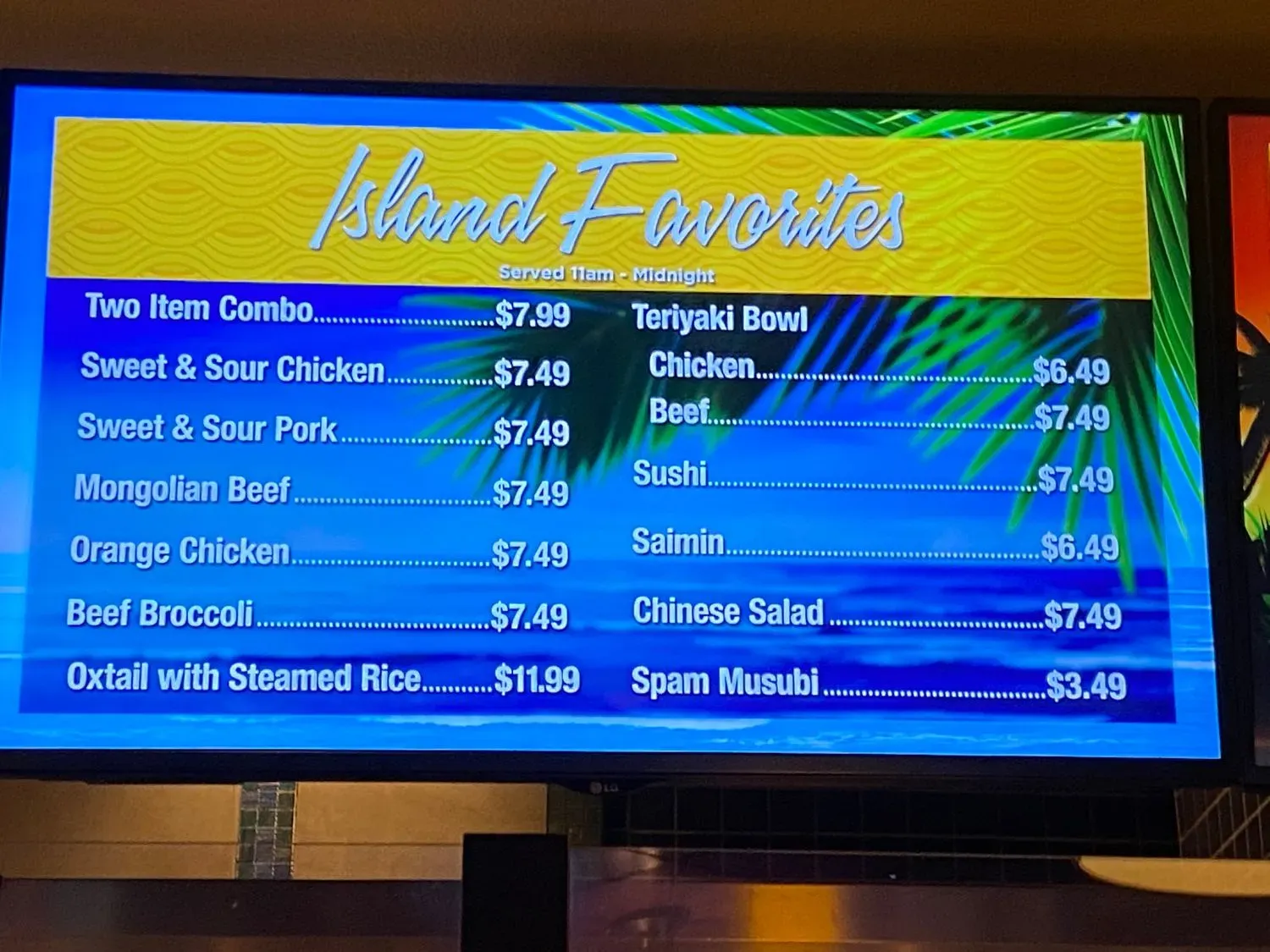 Menu 3