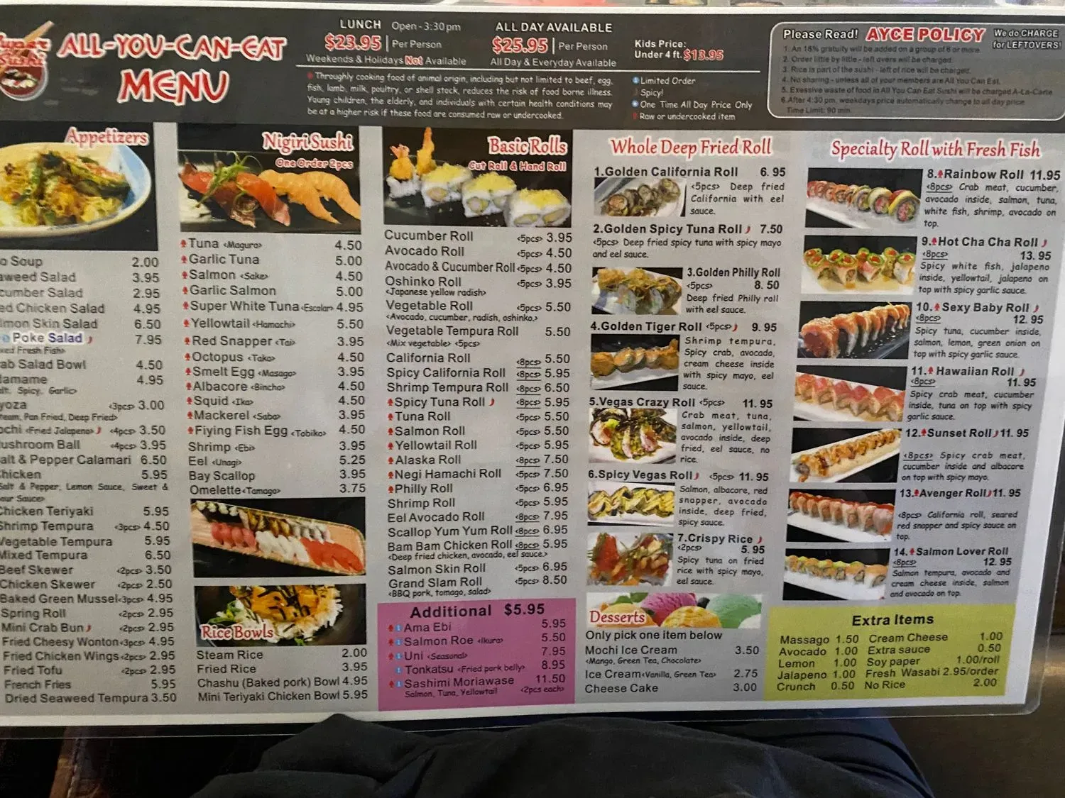 Menu 6