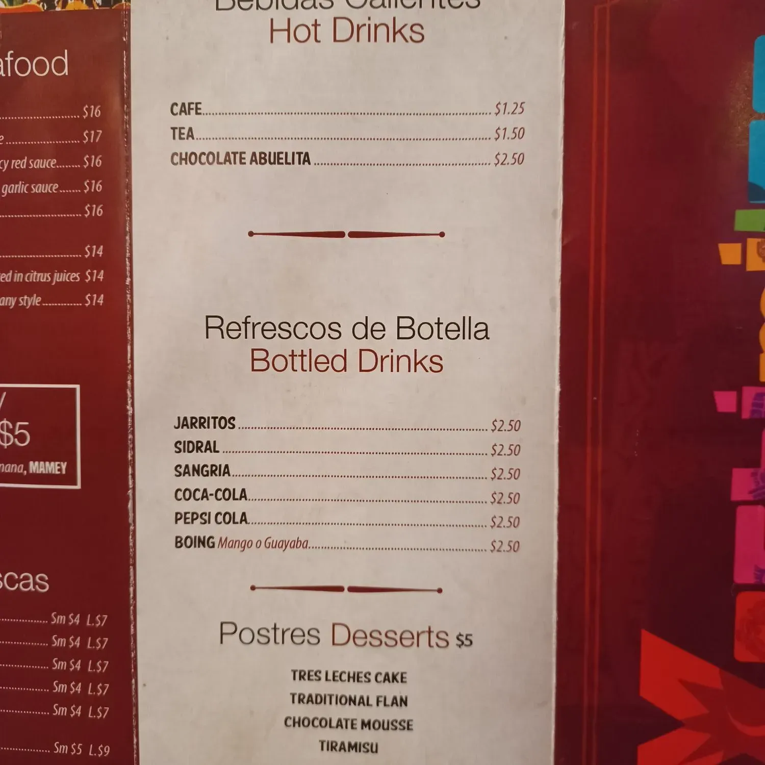 Menu 5