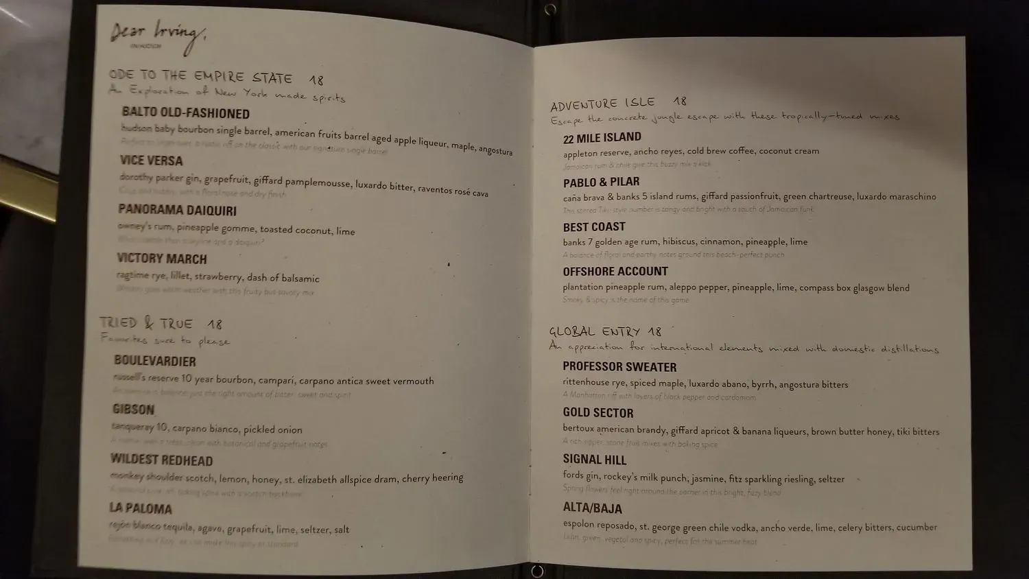 Menu 6